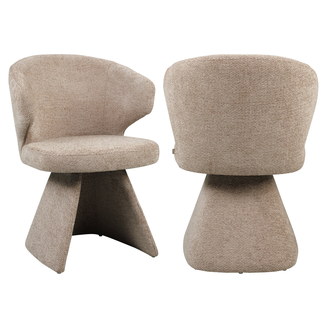 Richmond Interiors Esszimmerstuhl Zenith mocca boldweave