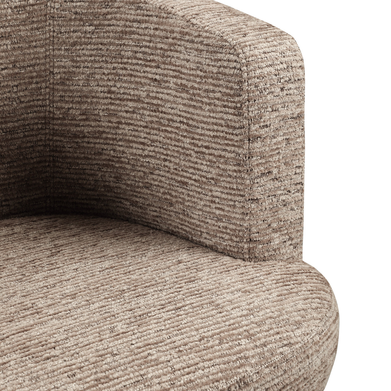 Richmond Interiors Esszimmerstuhl Rochenne mocca linear swivel on wheels Esszimmerstuhl Richmond Interiors