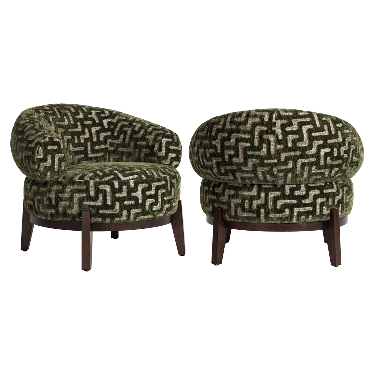 Richmond Interiors Lounge Stuhl Montana moss labyrinth Richmond Interiors