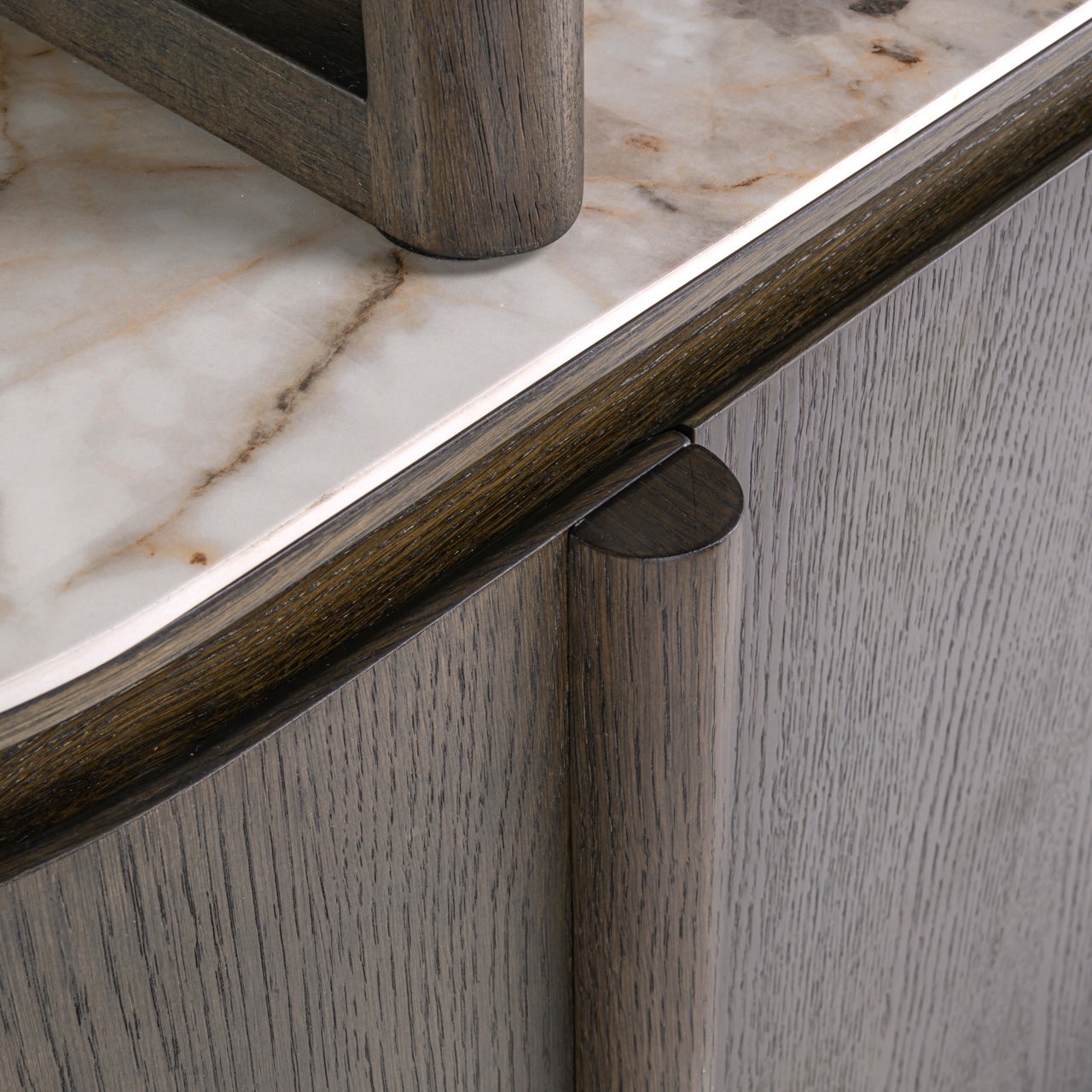 Richmond Interiors Vitrine Langford brown