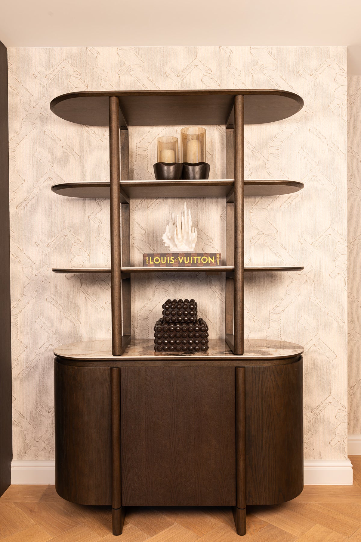 Richmond Interiors Vitrine Langford brown Richmond Interiors