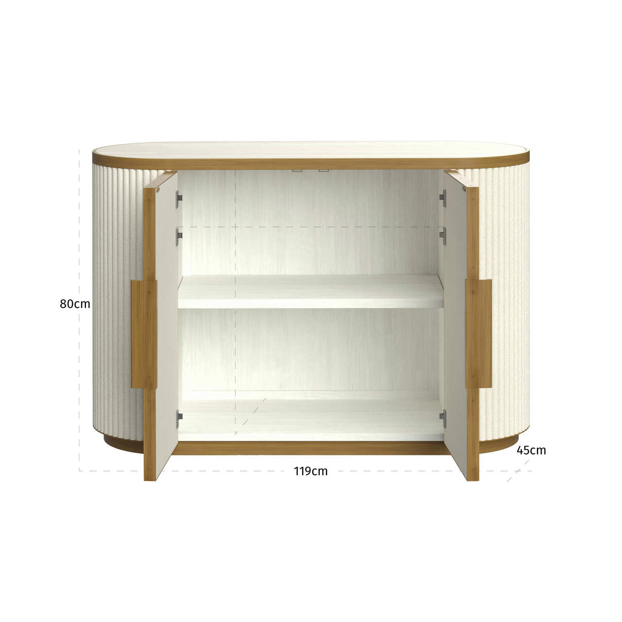 Richmond Interiors Sideboard Tivoli white Sideboard Richmond Interiors