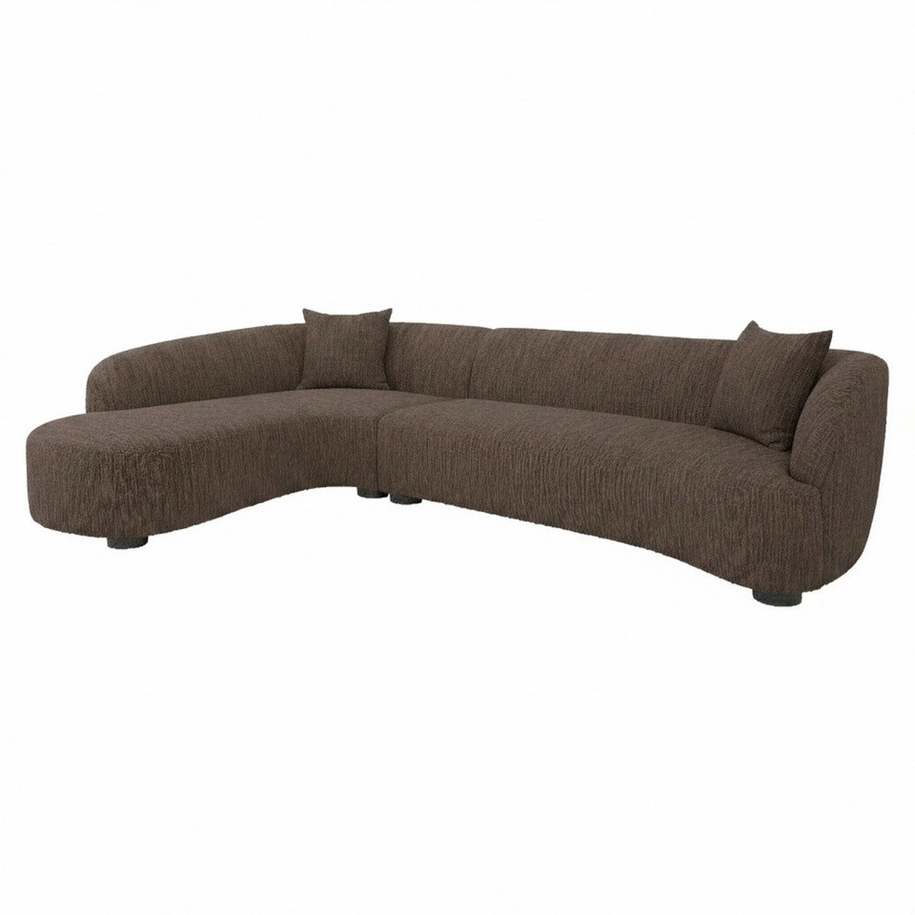 Richmond Interiors Sofa Pandora brown chunky lounge left