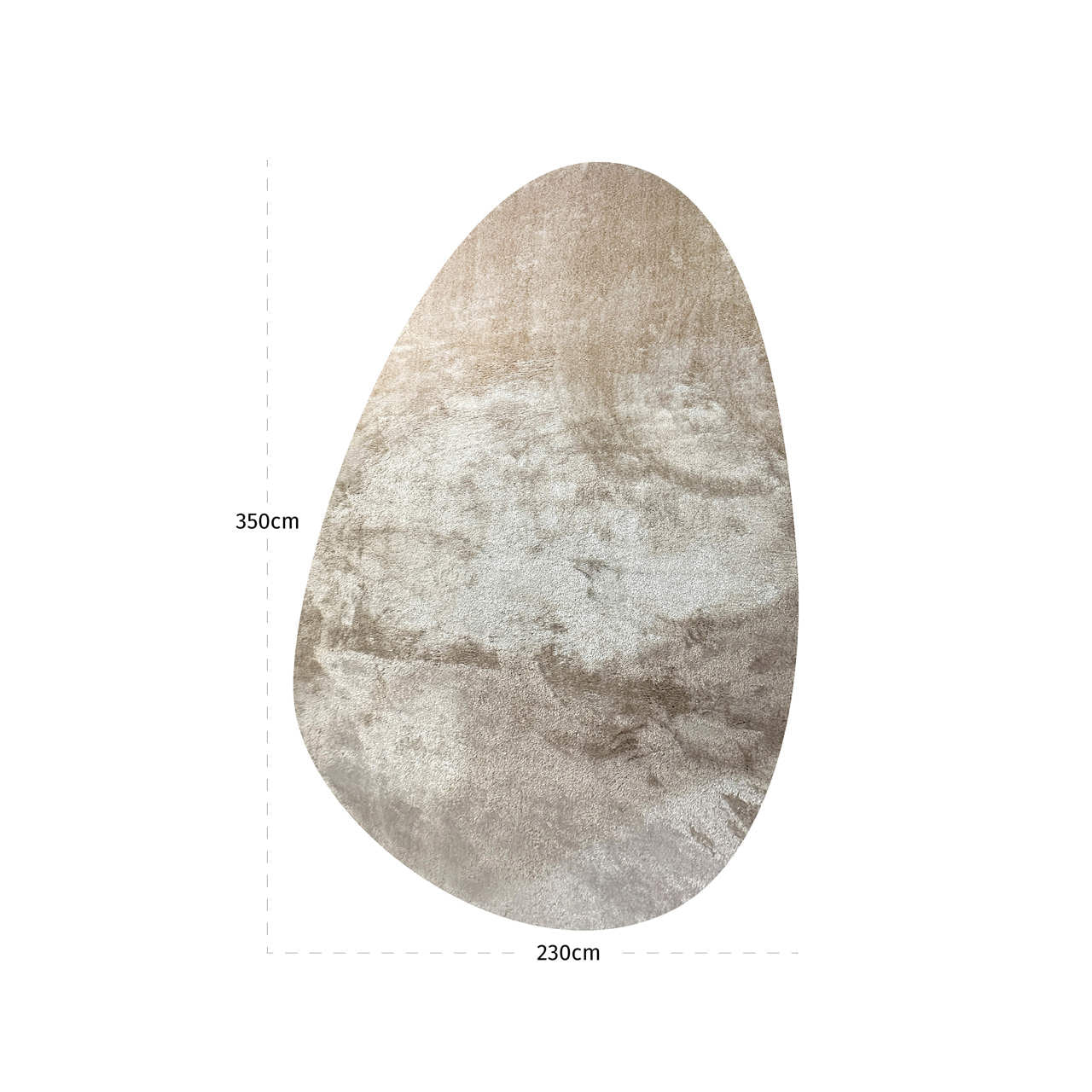 Richmond Interiors Teppich Mats beige pebble 230x350