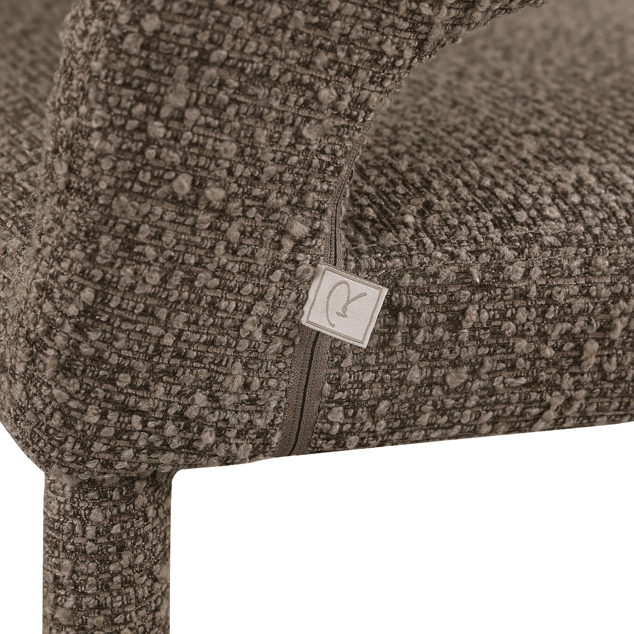 Richmond Interiors Esszimmerstuhl Gia brown chunky