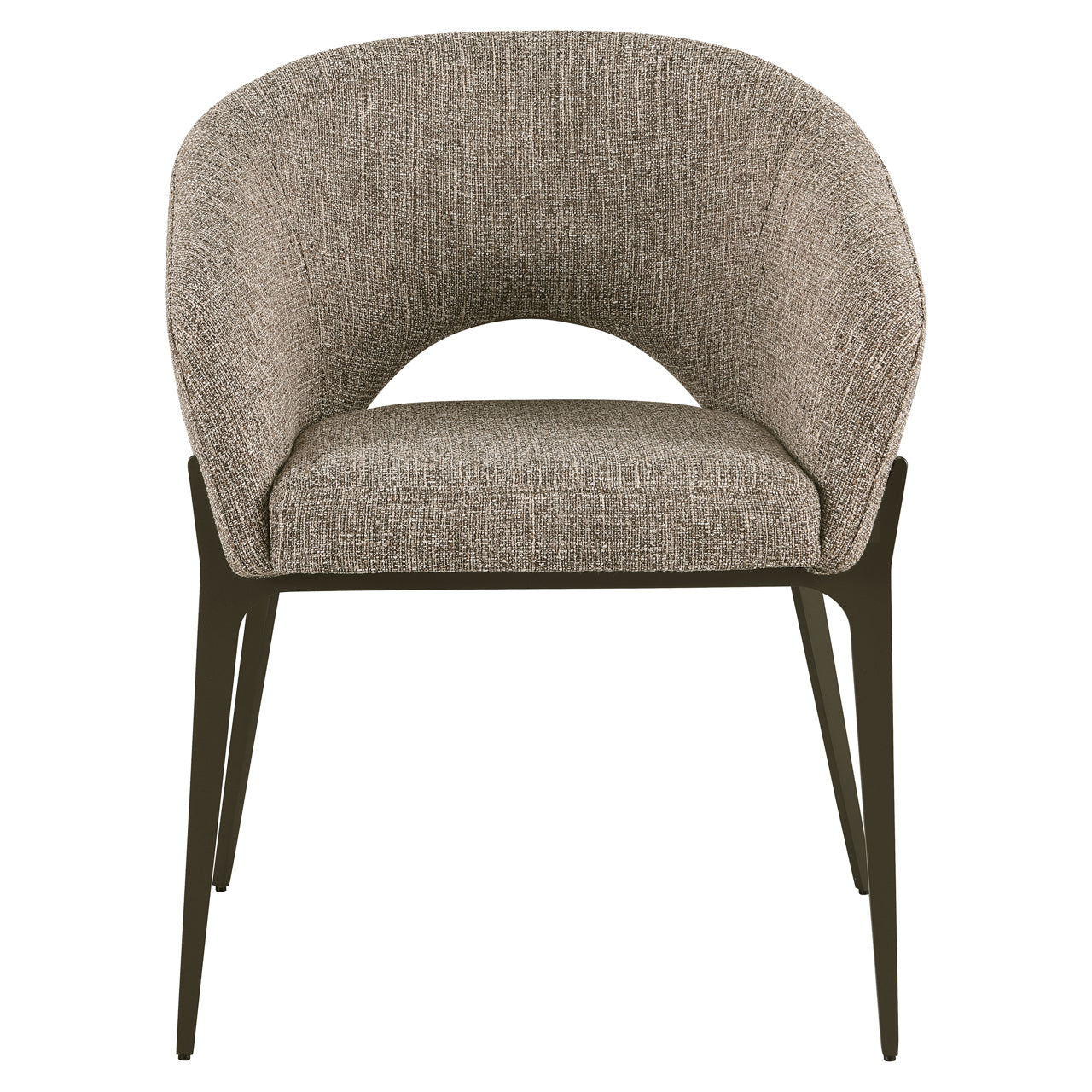 Richmond Interiors Esszimmerstuhl Kenzi brown tweed