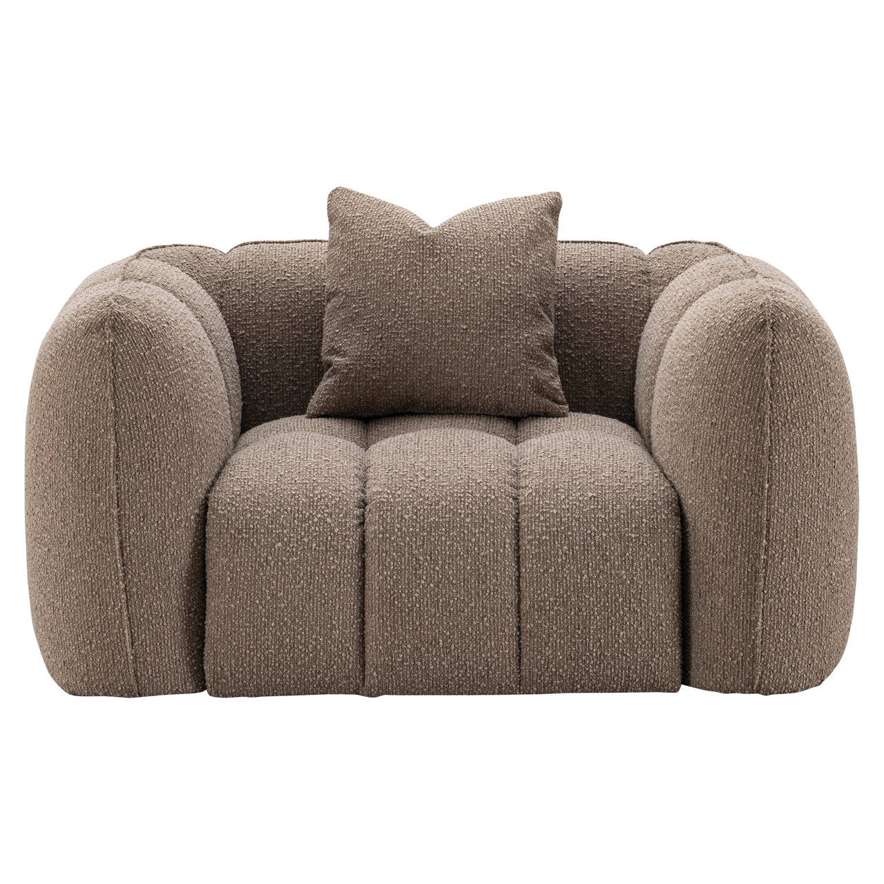 Richmond Interiors Lounge Stuhl Hogan mocca chunky fire retardant