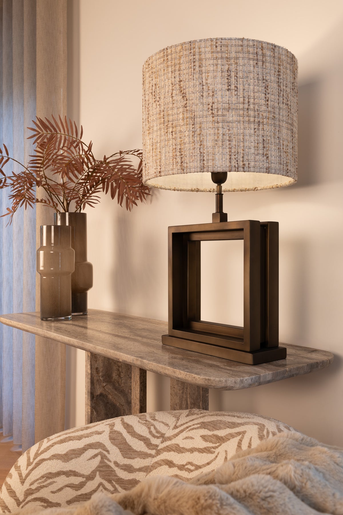 Richmond Interiors Vase Torra beige large Richmond Interiors