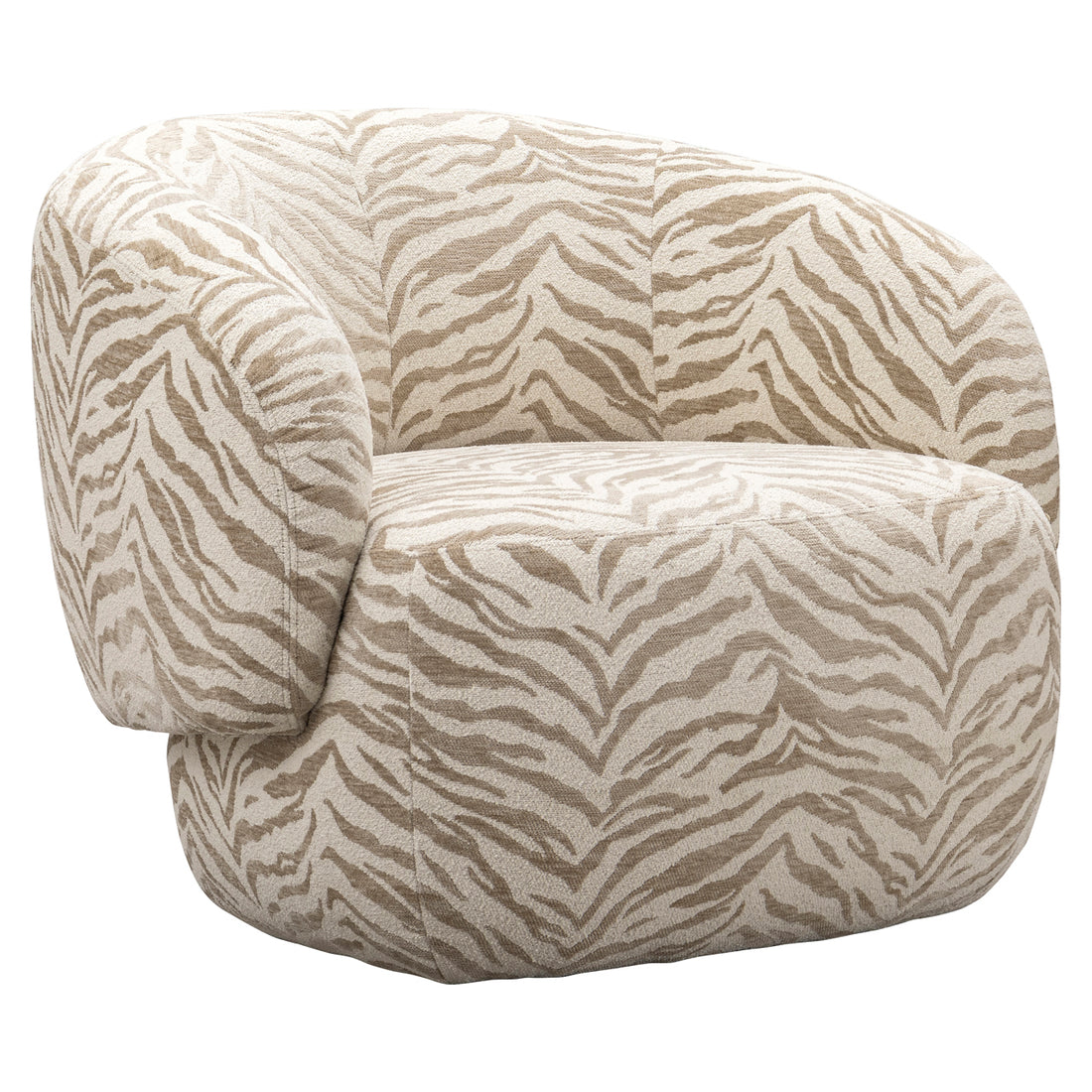 Richmond Interiors Lounge Stuhl Milano beige tiger Lounge Stuhl Richmond Interiors