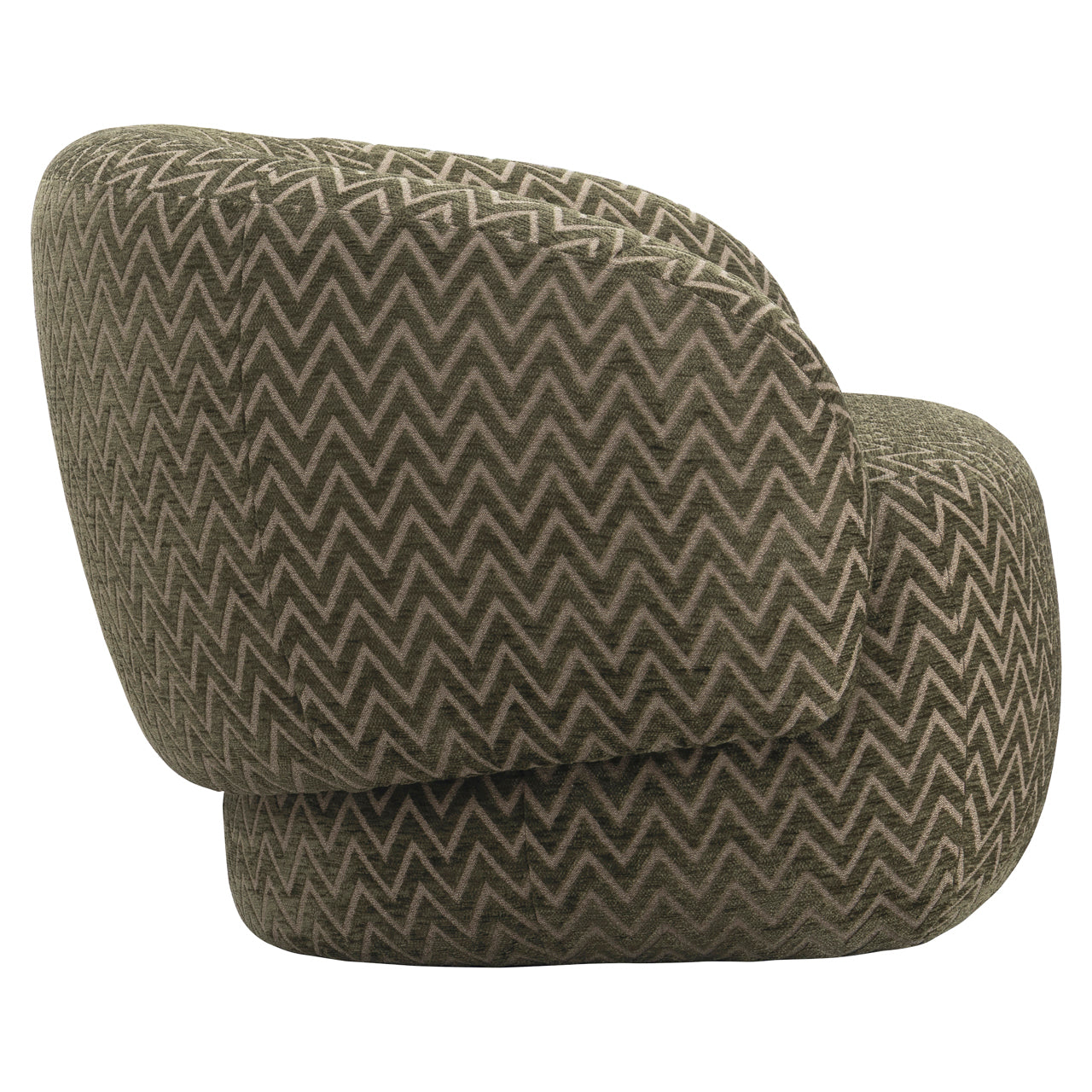 Richmond Interiors Lounge Stuhl Milano moss chevron