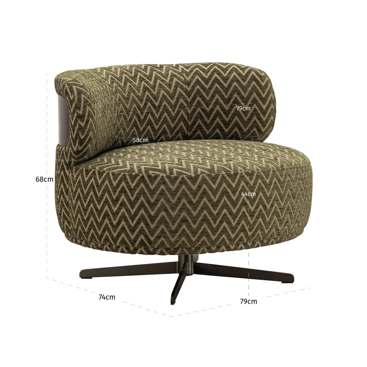 Richmond Interiors Lounge Stuhl Lauren moss chevron Lounge Stuhl Richmond Interiors