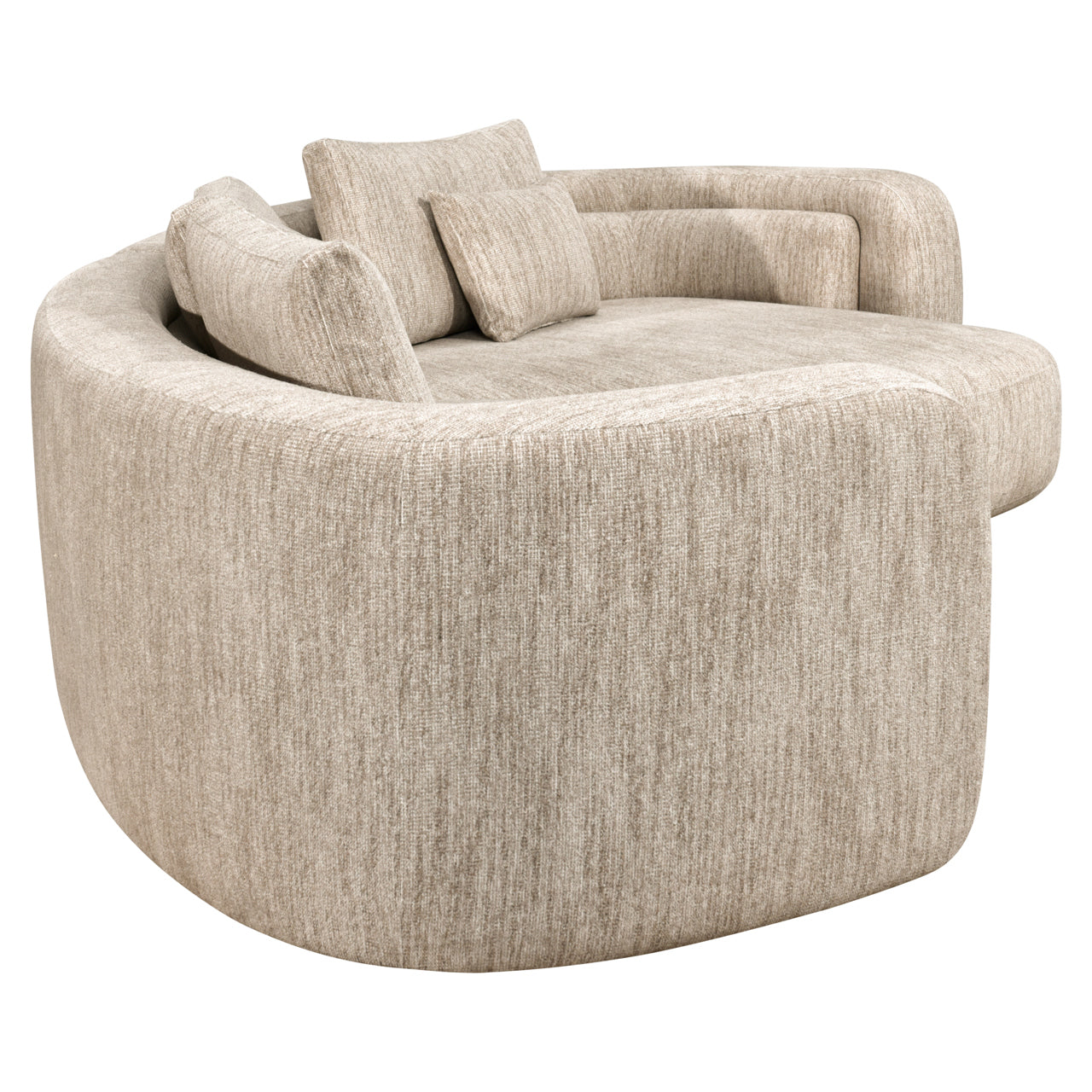 Richmond Interiors Sofa Angusto natural softweave lounge right