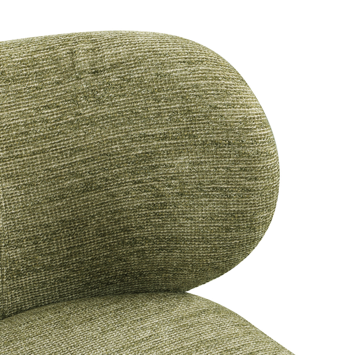 Richmond Interiors Esszimmerstuhl Amely pistache softweave swivel Richmond Interiors