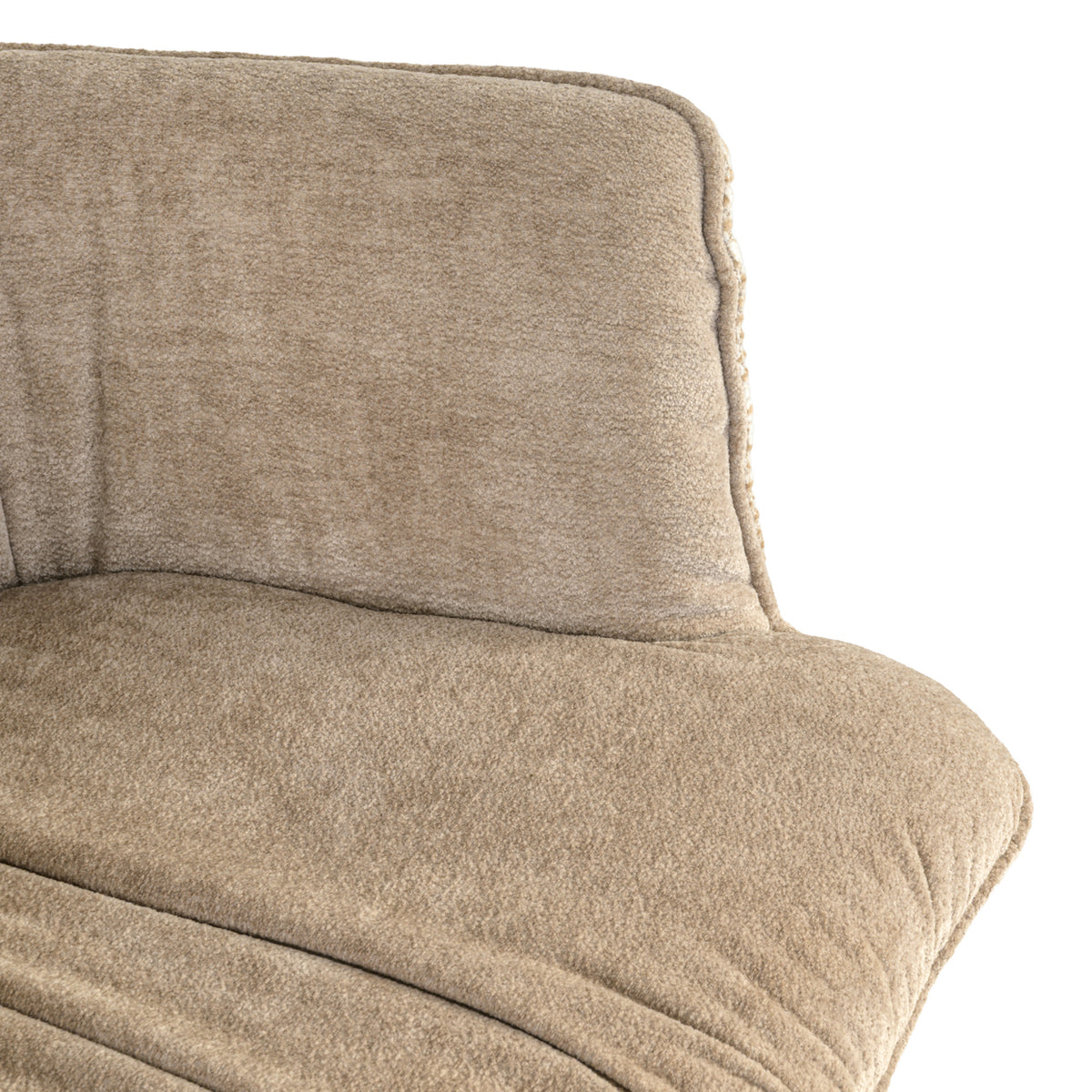 Richmond Interiors Esszimmerstuhl Chase cream blockweave swivel Richmond Interiors