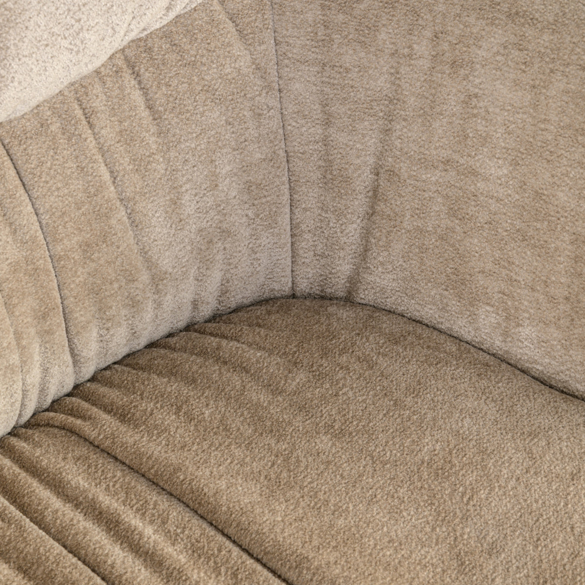 Richmond Interiors Esszimmerstuhl Chase cream blockweave swivel Richmond Interiors