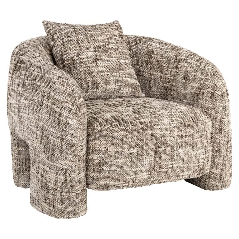 Richmond Interiors Loungesessel Tuscany – Brown Omara Polstersessel Richmond Interiors