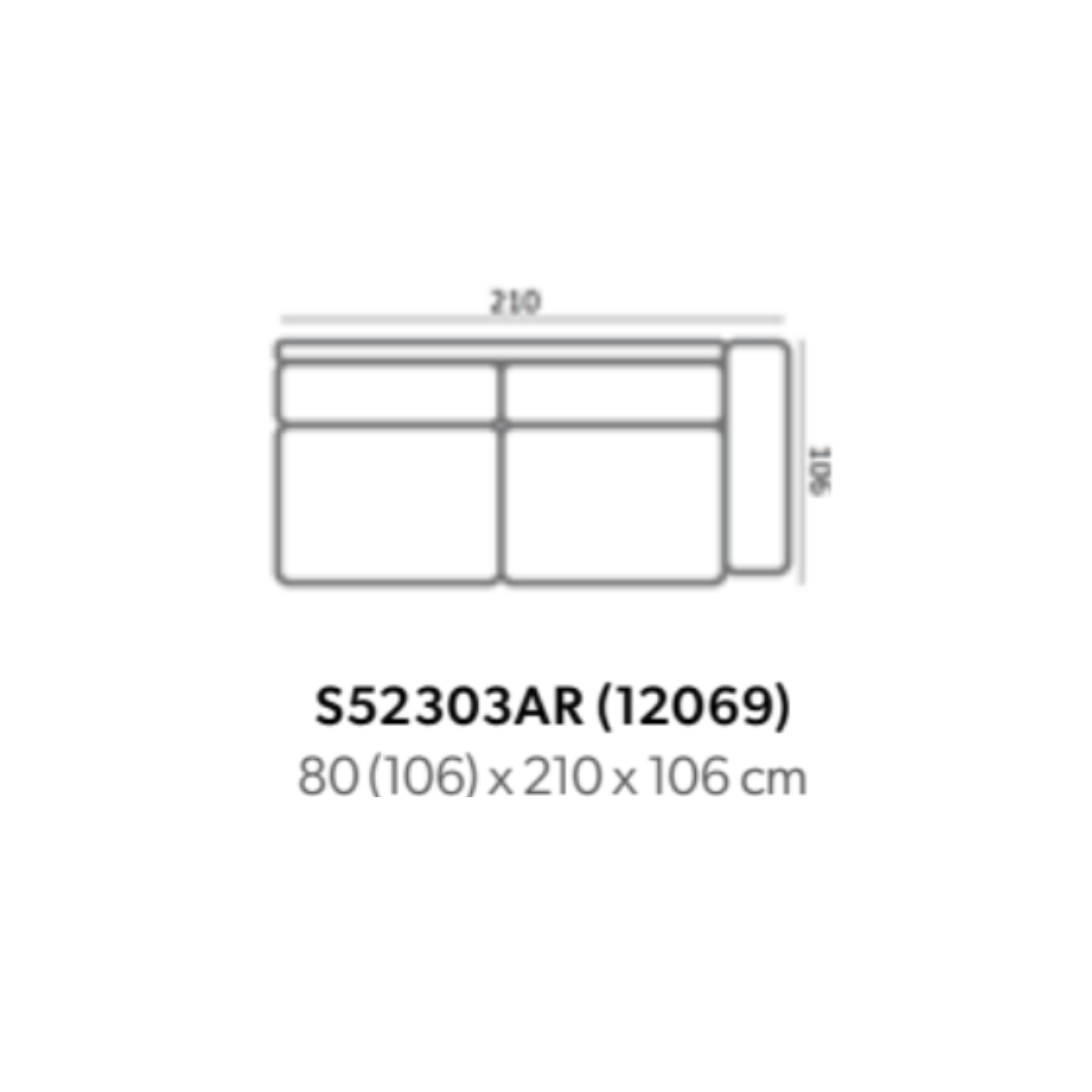 Richmond Interiors 3-Sitzer Modulsofa – Ausrichtung rechts Modul-Sofa Richmond Interiors