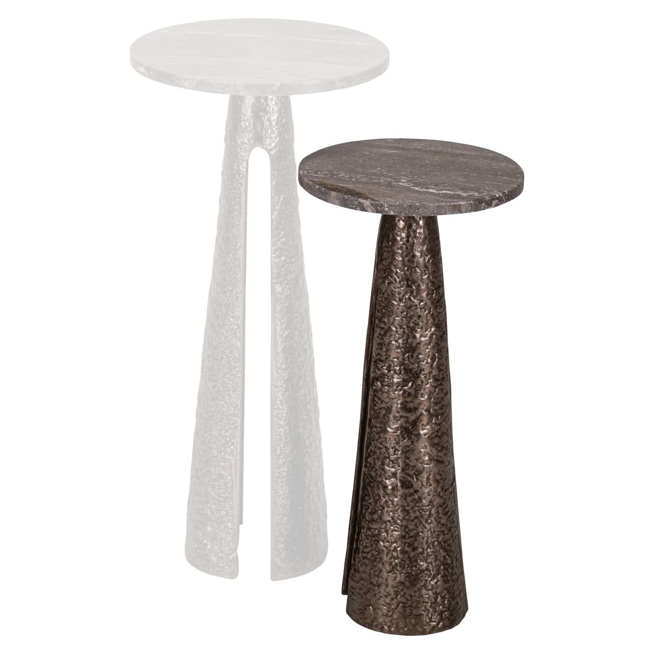 Richmond Interiors Beistelltisch Eldora Bronze – Ø 25 cm Beistelltisch rund Richmond Interiors