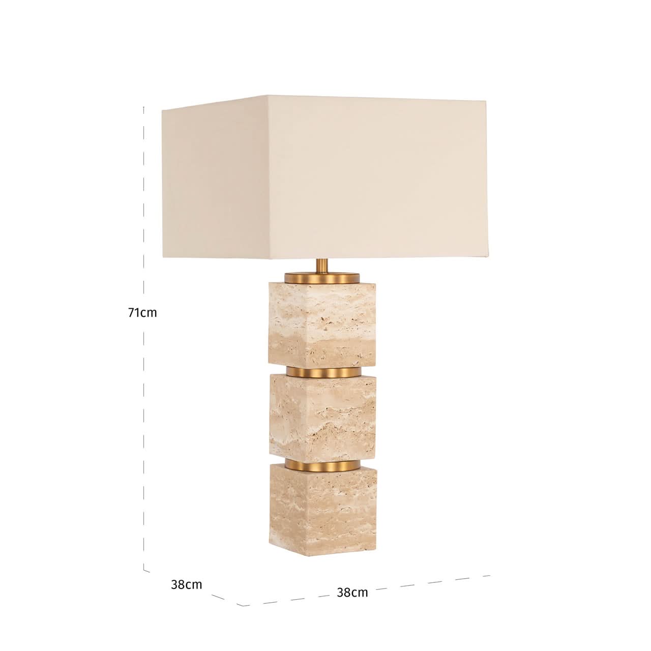 Richmond Interiors – 2er Set Tischlampen Jaella Beige 2er-Set Tischlampen Richmond Interiors