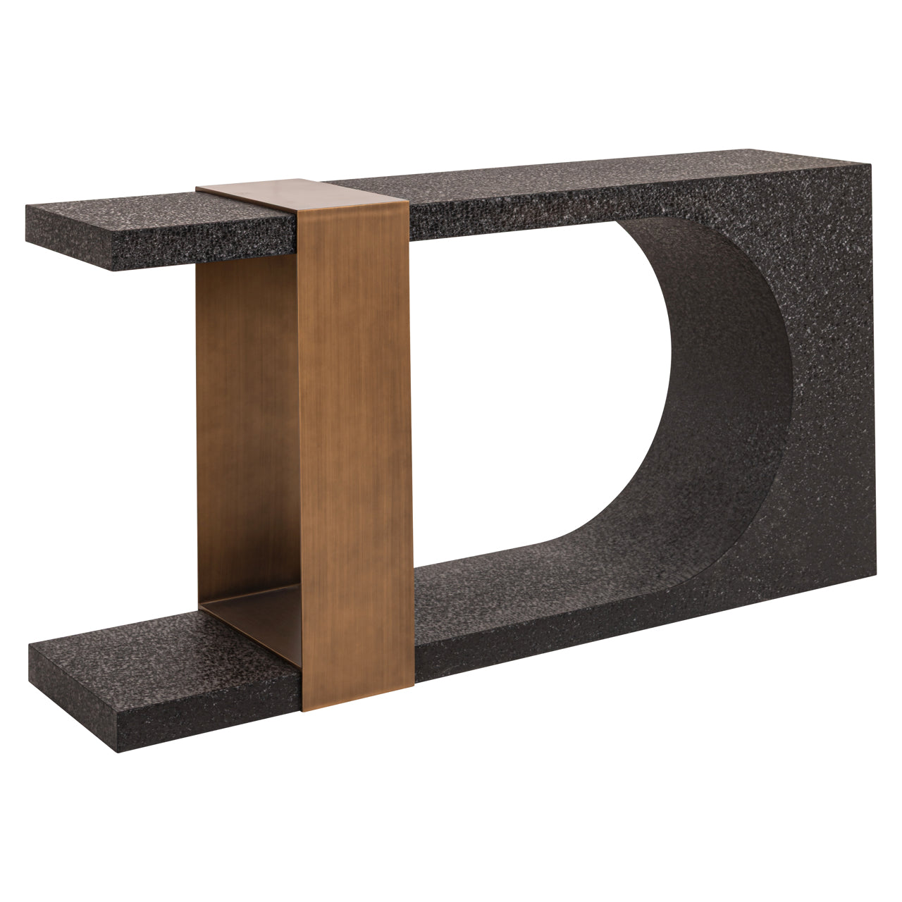 Richmond Interiors Konsole Alexander Jones black/gold (Bazel) Konsole Richmond Interiors
