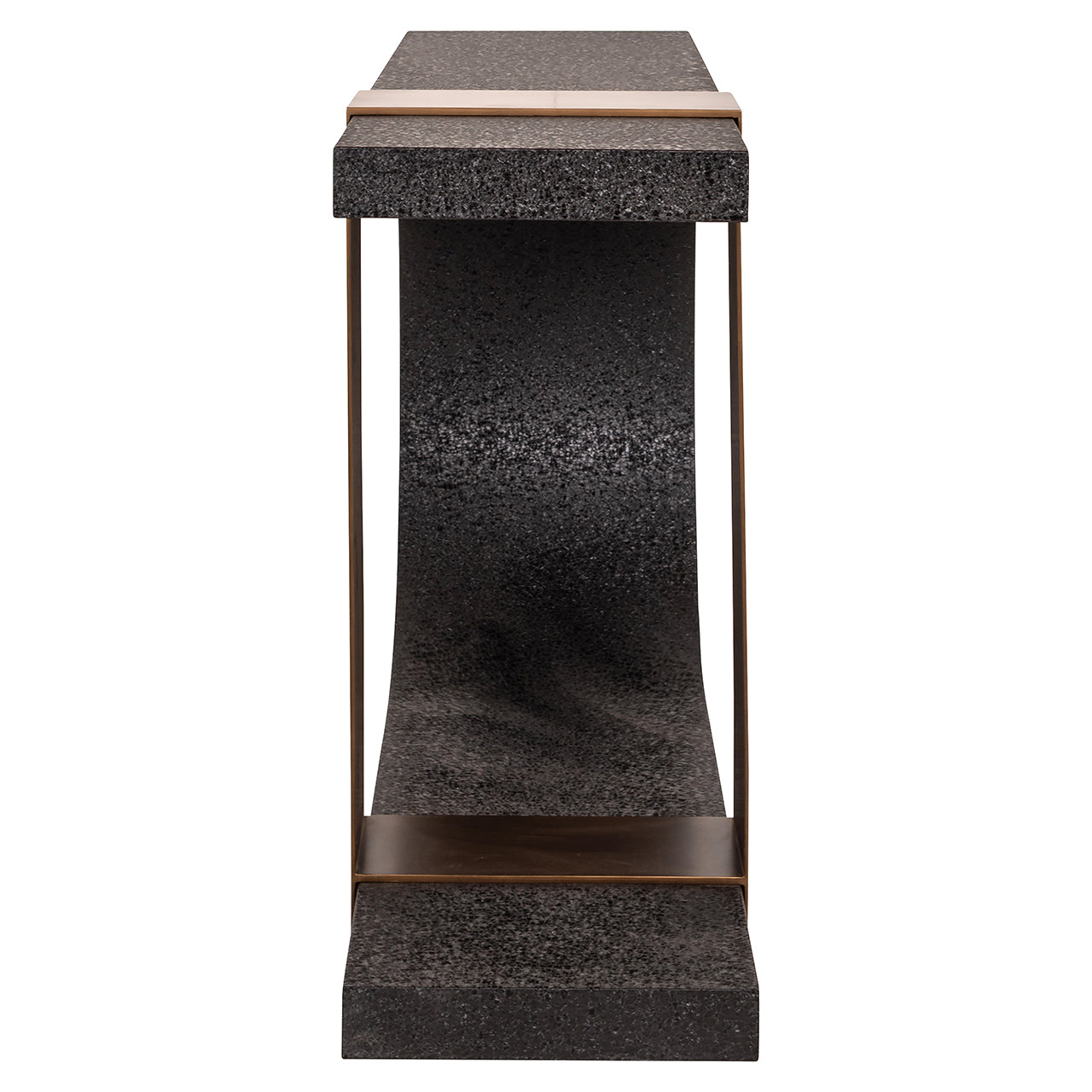 Richmond Interiors Konsolentisch Bazel (Black/gold) Konsolentisch Richmond Interiors