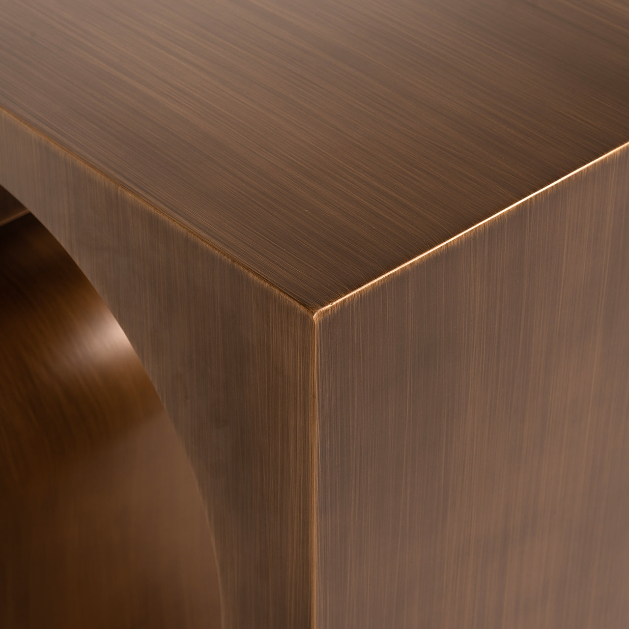 Richmond Interiors Konsolentisch Lugano – Brushed Gold Konsolentisch Richmond Interiors