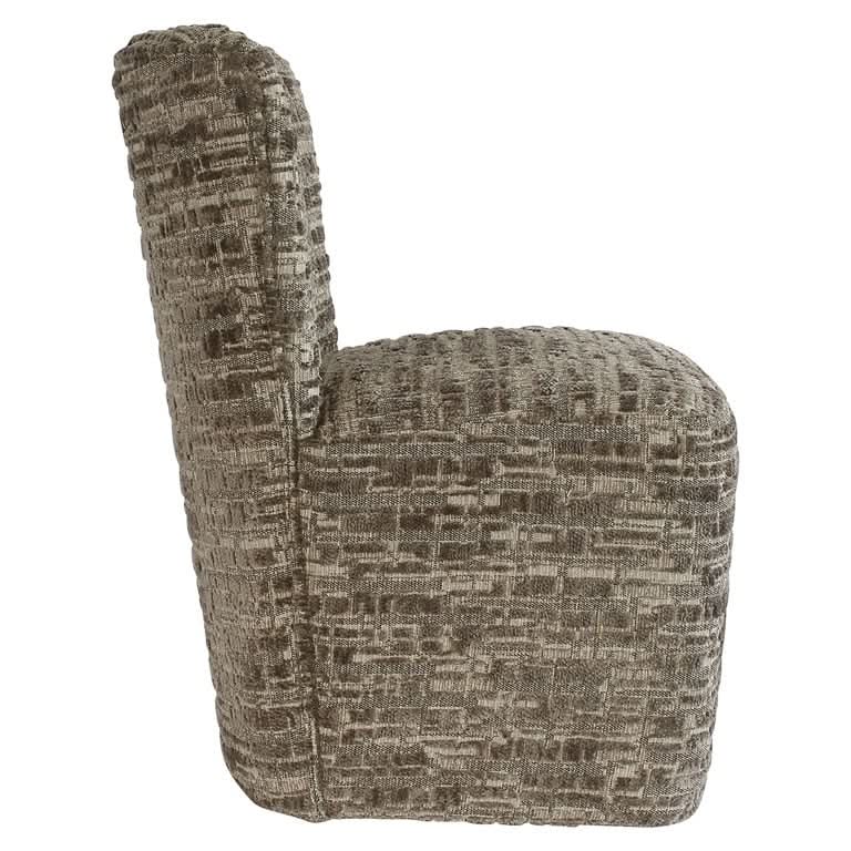 Richmond Interiors Stuhl Lorain – Dalia Greige mit Rollen Esszimmerstuhl Richmond Interiors