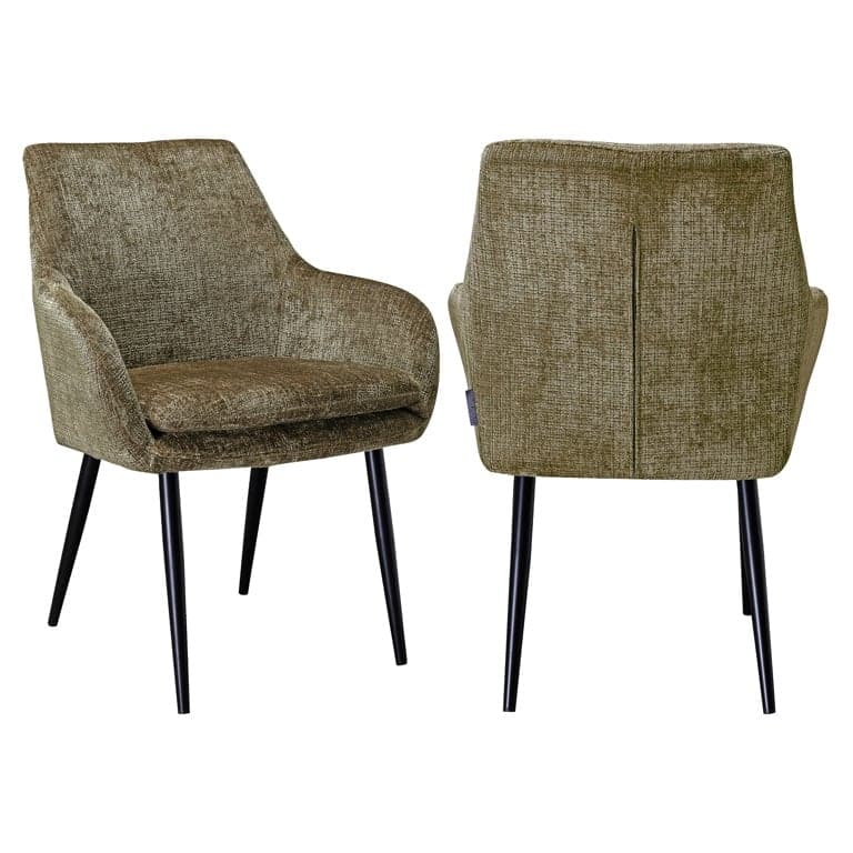 Richmond Interiors - 2er-Set Esszimmerstuhl Chrissy stone chenille (Niagara 104 Stone Chenille) Esszimmerstuhl Richmond Interiors
