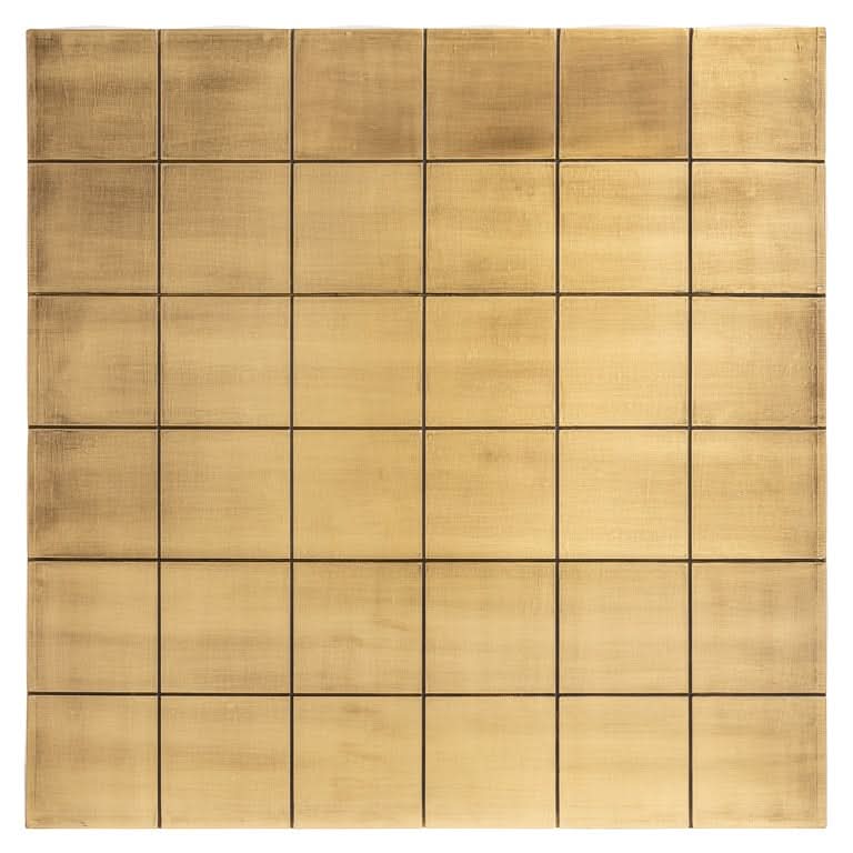 Richmond Interiors Couchtisch Collada inkl. Glasplatte (Brushed Gold) Couchtisch eckig Richmond Interiors