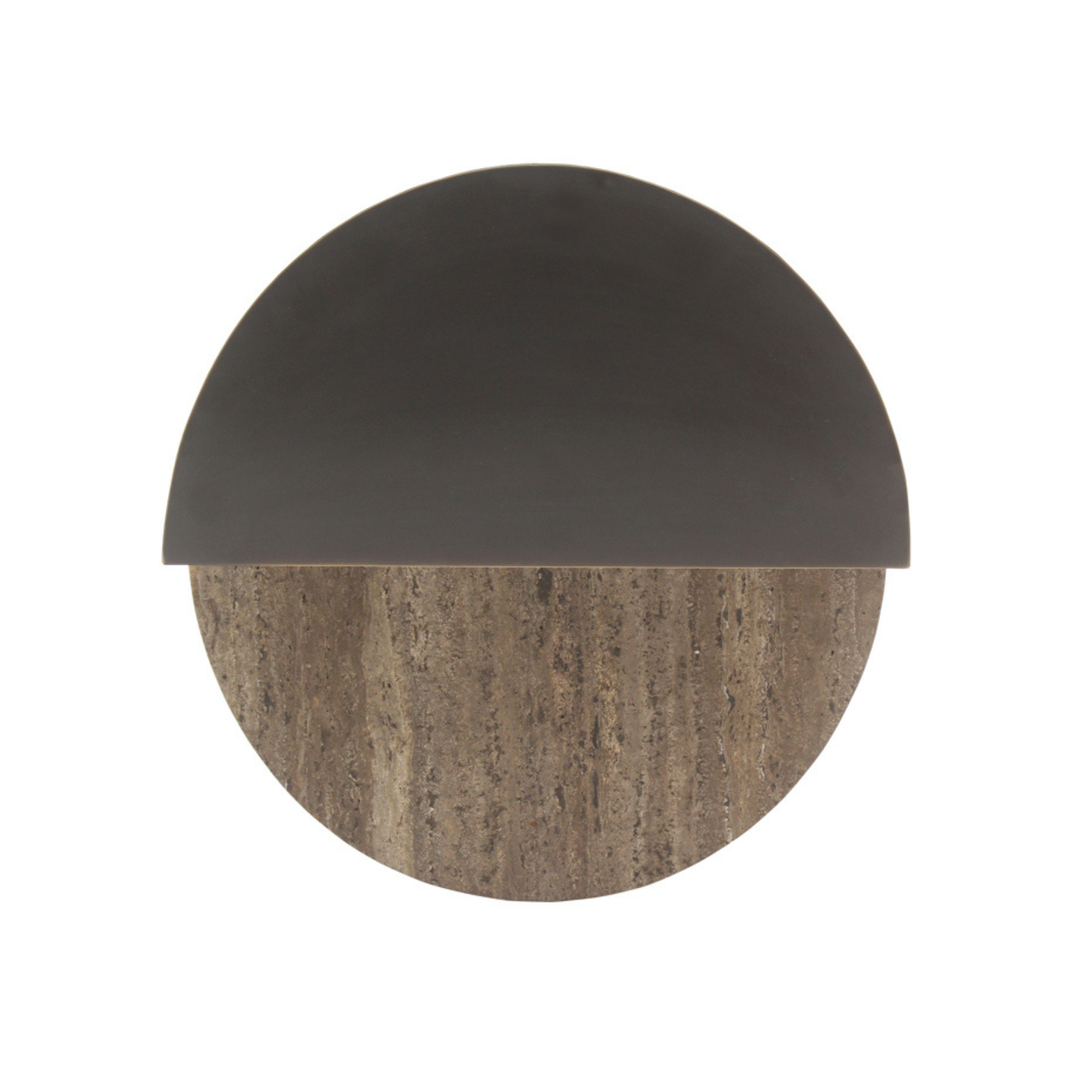 Richmond Interiors – Beistelltisch Russo Brown Beistelltisch rund Richmond Interiors