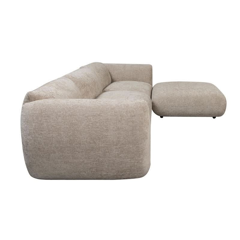 Pole to Pole Sofa Amsterdam – 4-Sitzer mit Ottoman Latte Ecksofa Pole to Pole