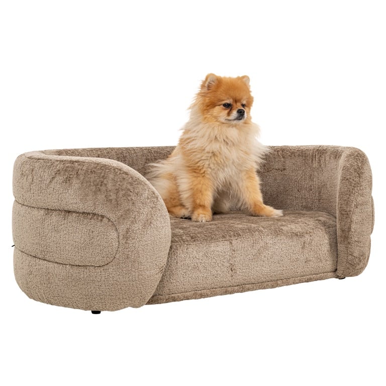 Richmond Interiors Haustierbett Bingo taupe chenille (Bergen 104 taupe chenille) Haustierbett Richmond Interiors