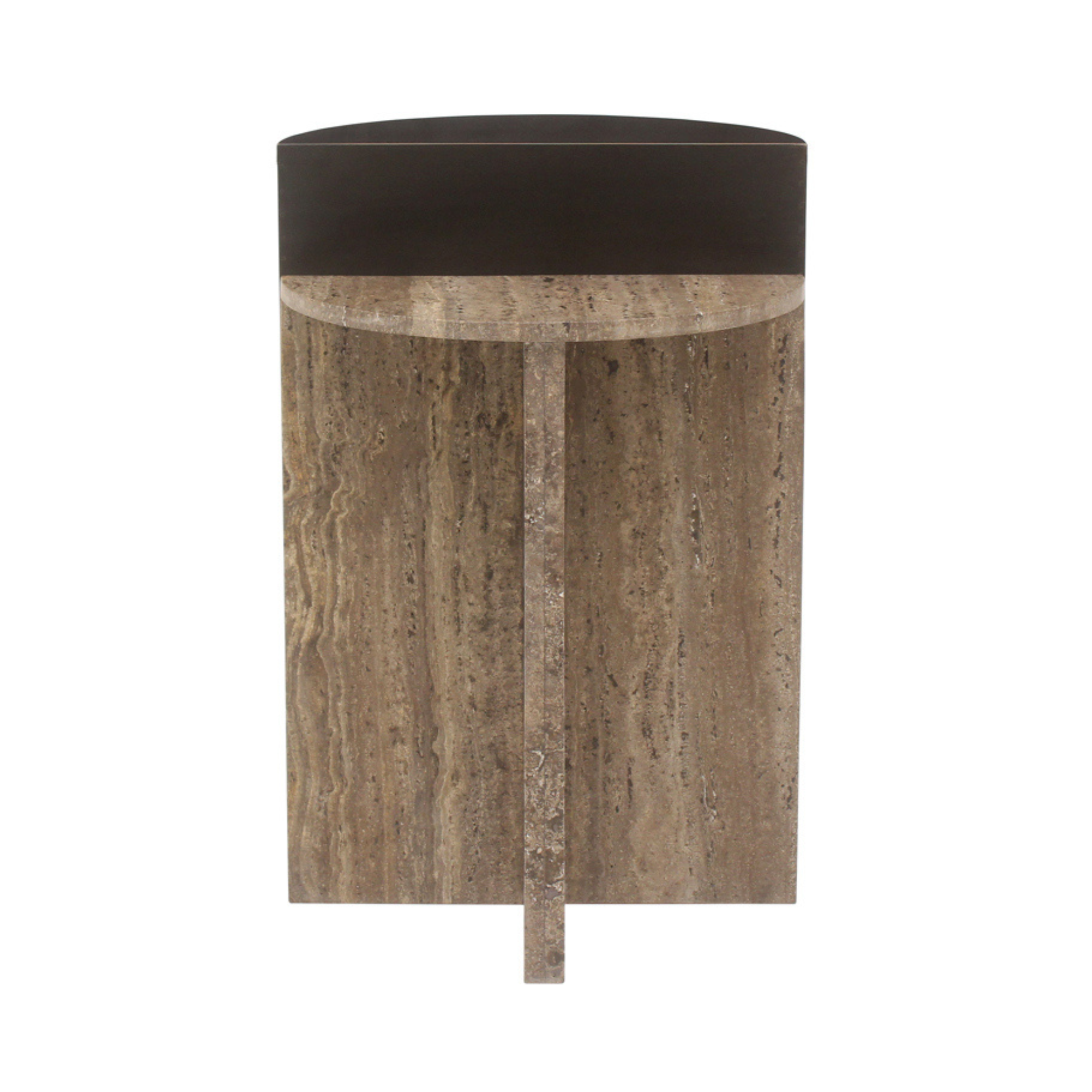 Richmond Interiors – Beistelltisch Russo Brown Beistelltisch rund Richmond Interiors