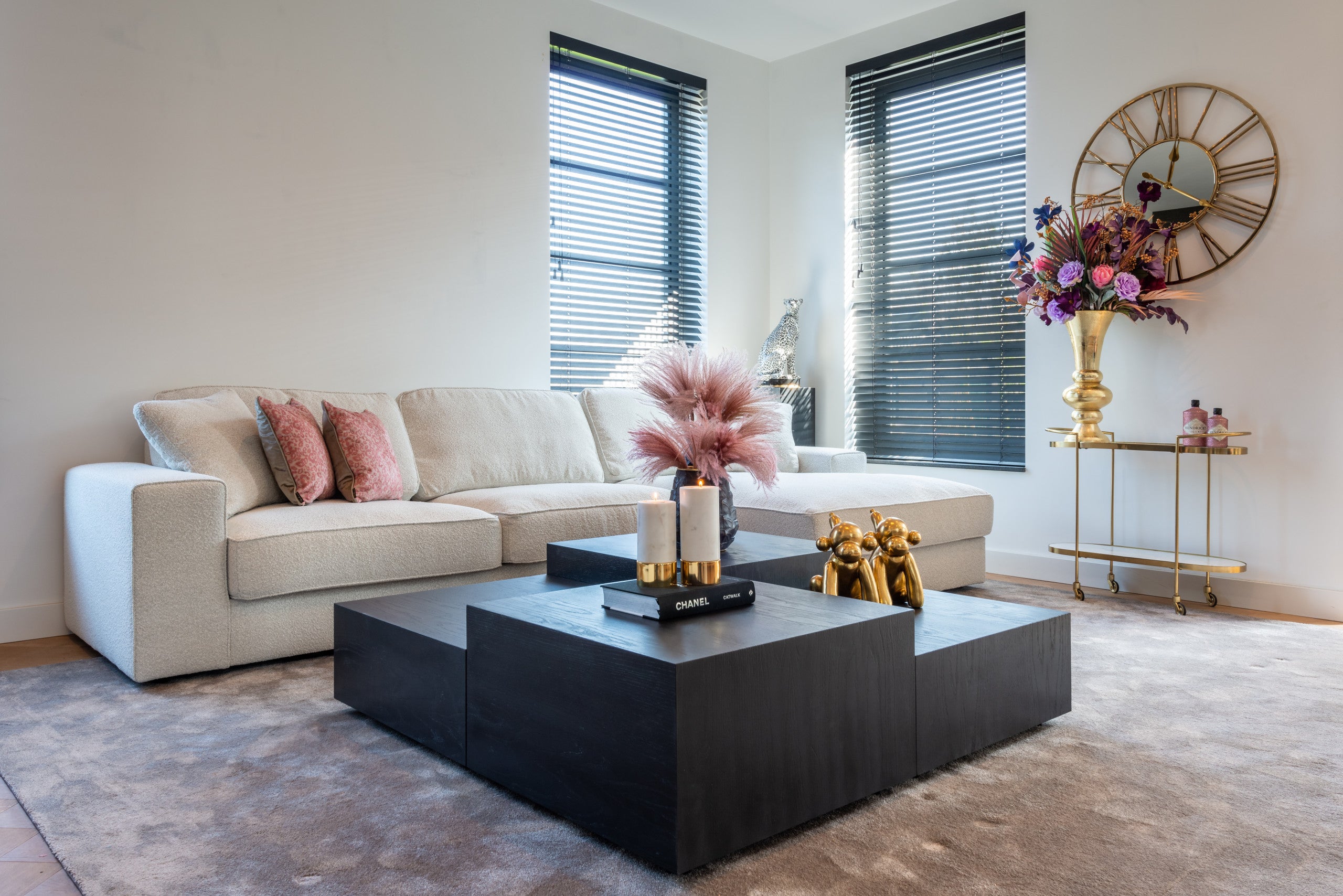 Richmond Interiors Dekoratives Objekt Monkey gold