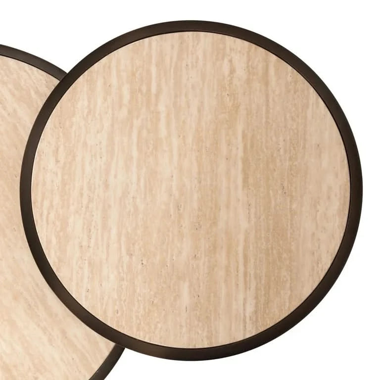Richmond Interiors Couchtisch Ronson – 2er-Set (Beige) 2er-Set Couchtisch Richmond Interiors