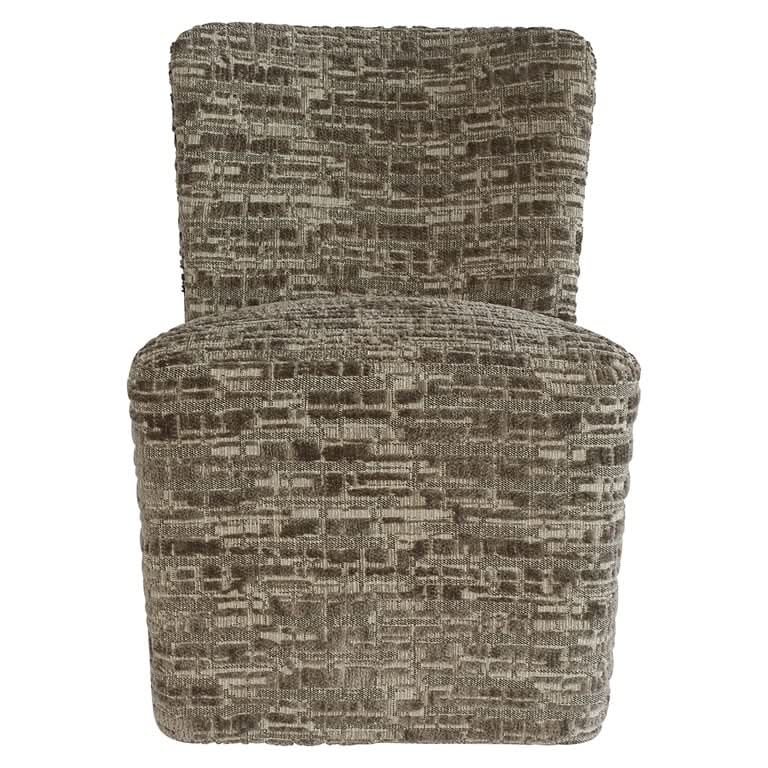 Richmond Interiors Stuhl Lorain – Dalia Greige mit Rollen Esszimmerstuhl Richmond Interiors