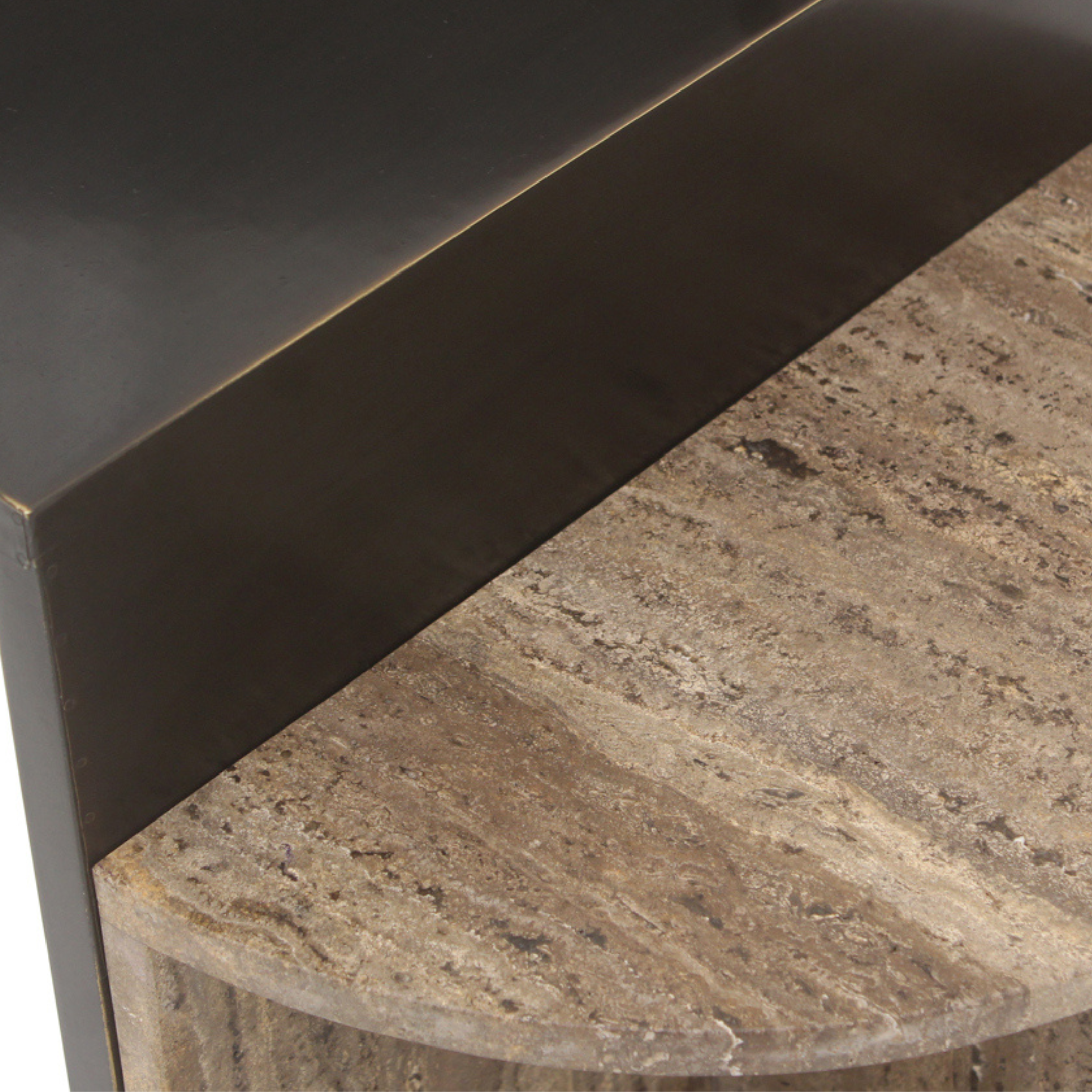 Richmond Interiors – Beistelltisch Russo Brown Beistelltisch rund Richmond Interiors