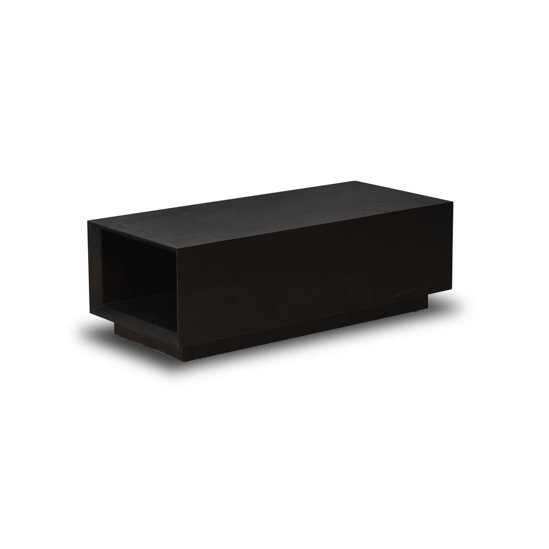 The Grand Collection MASSIMO Midside Table – Caramel Leather Beistelltisch eckig The Grand Collection