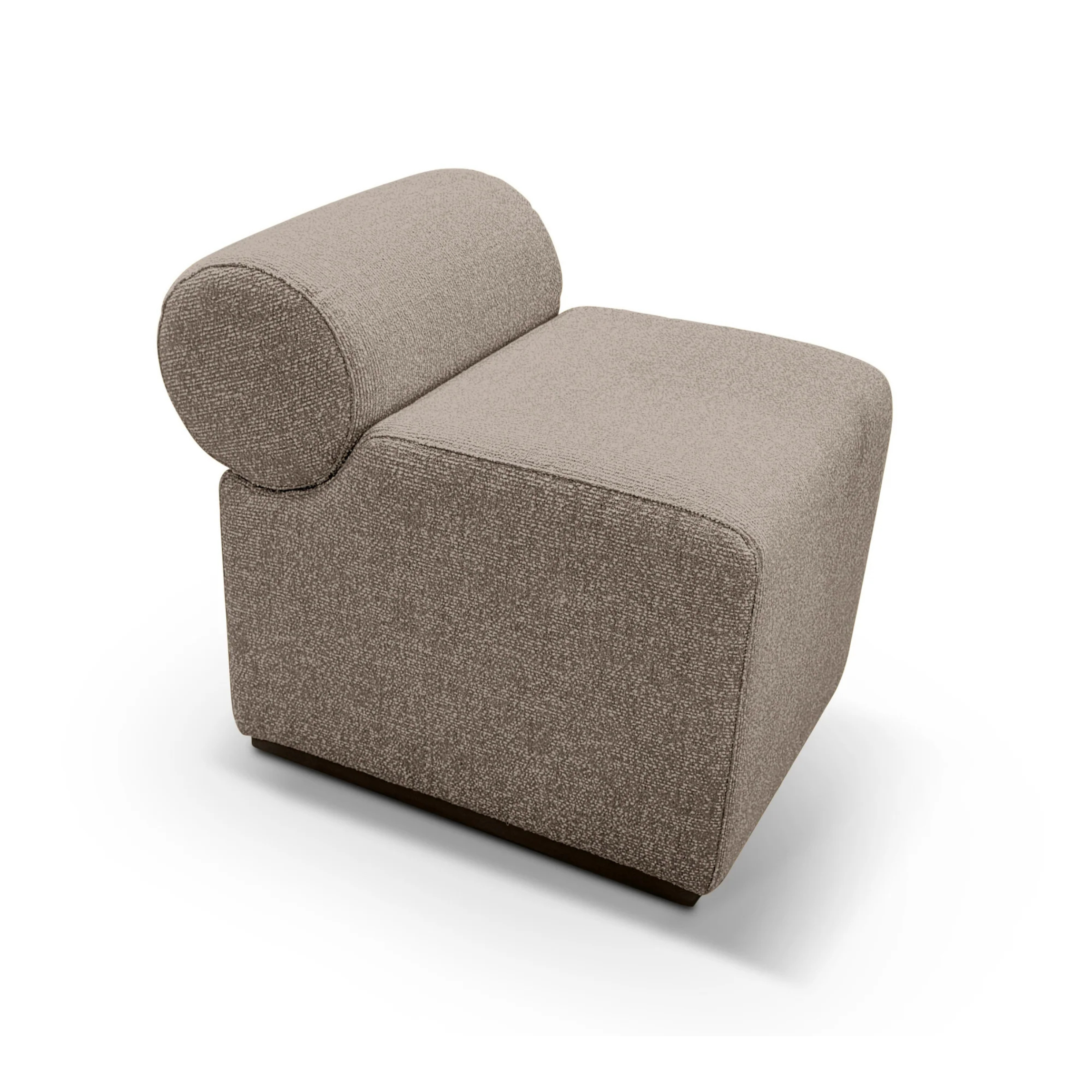 The Grand ALANA Schminkhocker – Bronze | Gewebter Stoff Polsterhocker The Grand Collection