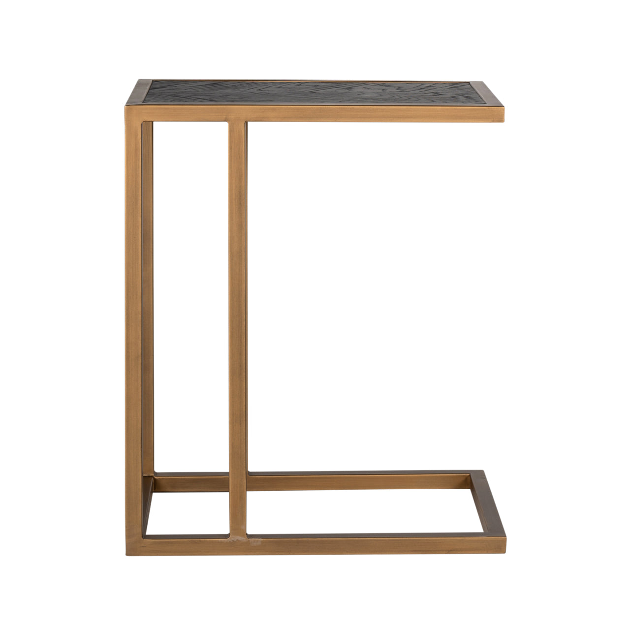 Richmond Interiors Beistelltisch Blackbone Brass black rustic Beistelltisch Richmond Interiors