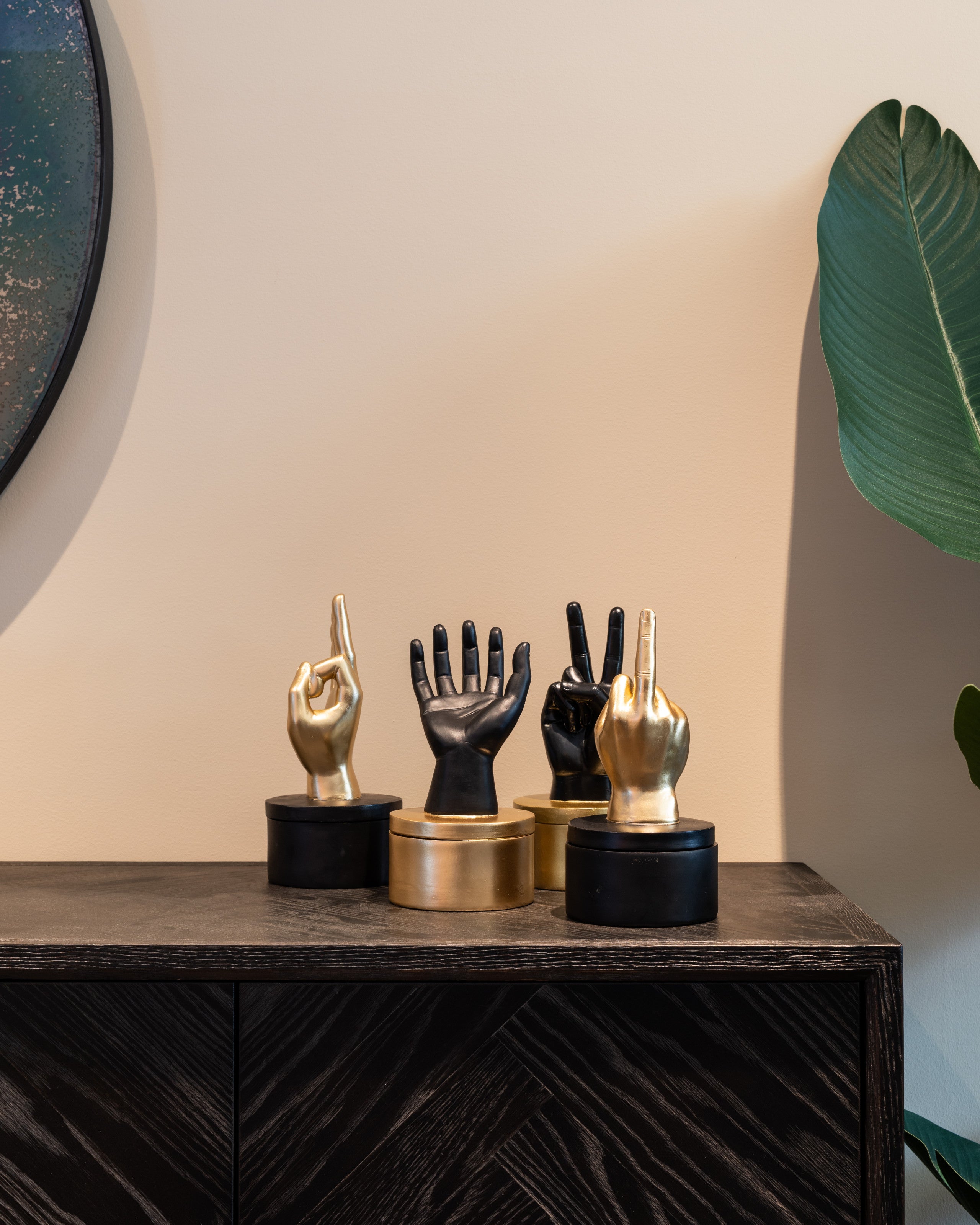 Richmond Interiors Sideboard Blackbone Brass black rustic Sideboard Richmond Interiors