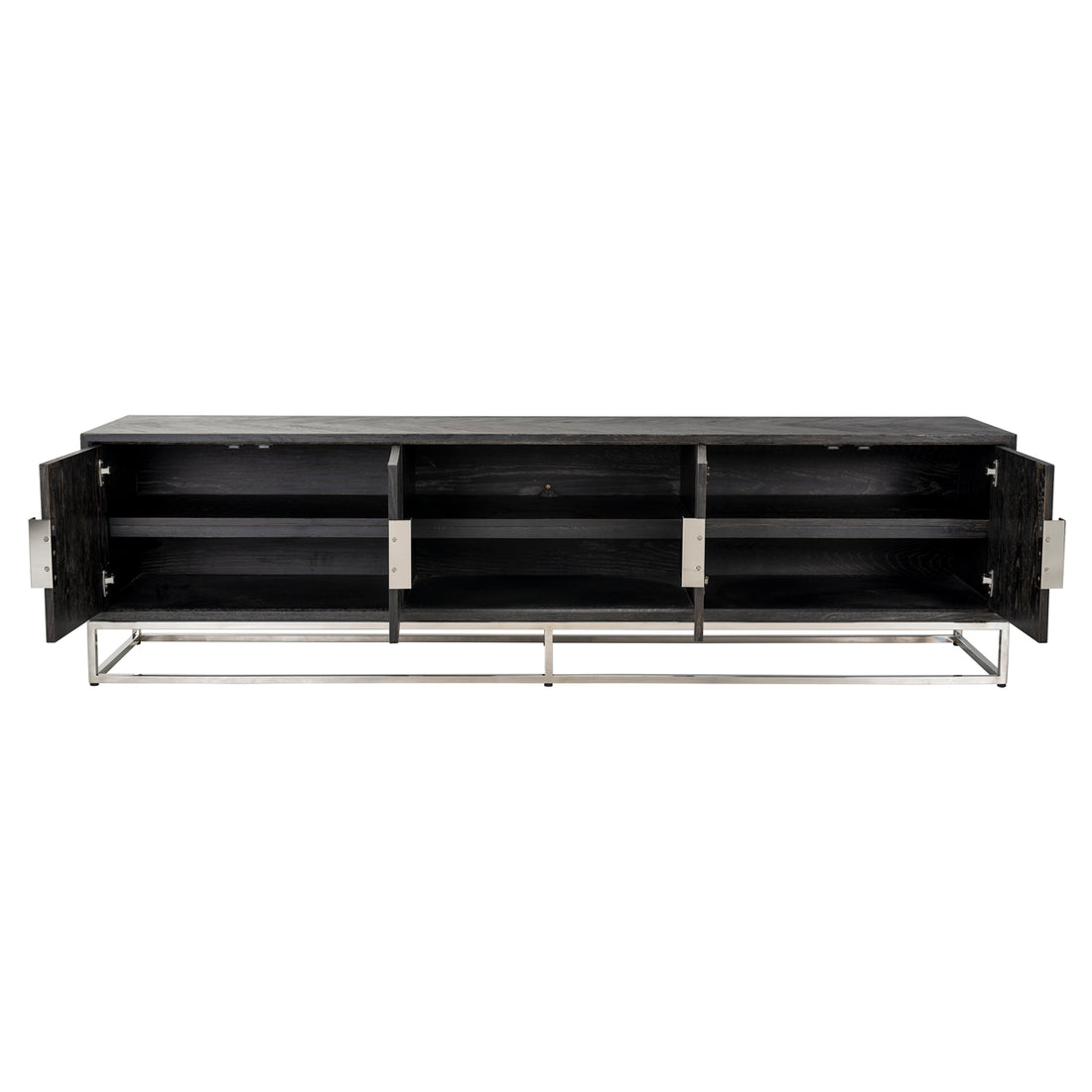 Richmond Interiors TV-Schrank Blackbone Silver black rustic 220 TV-Schrank Richmond Interiors
