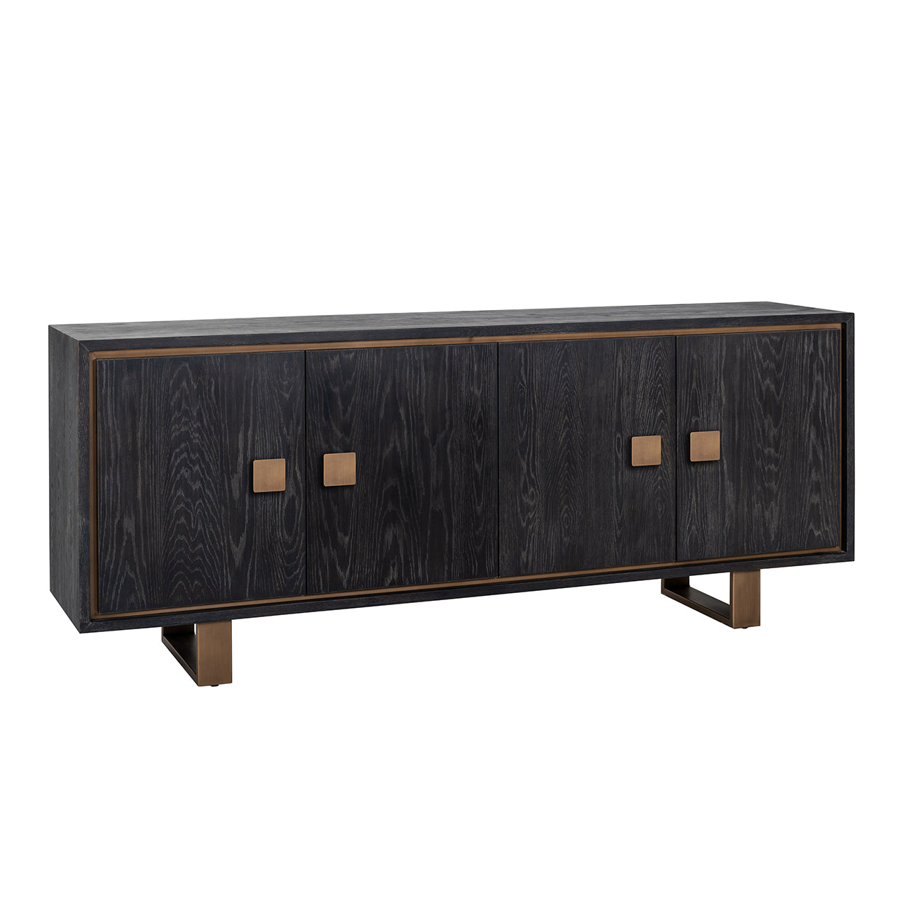 Richmond Interiors Sideboard Hunter black rustic Sideboard Richmond Interiors