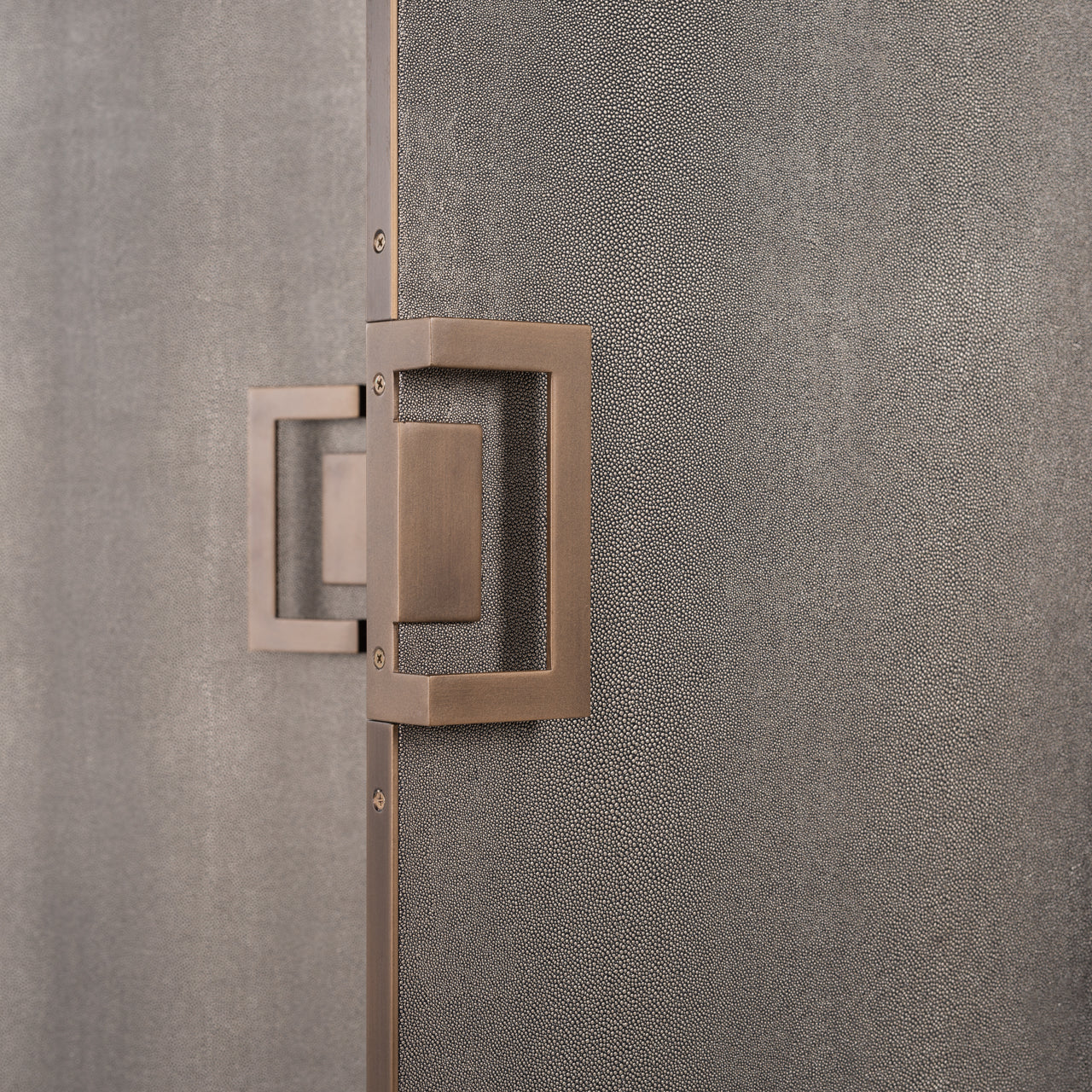 Richmond Interiors Schrank Bloomville brass shagreen Schrank Richmond Interiors