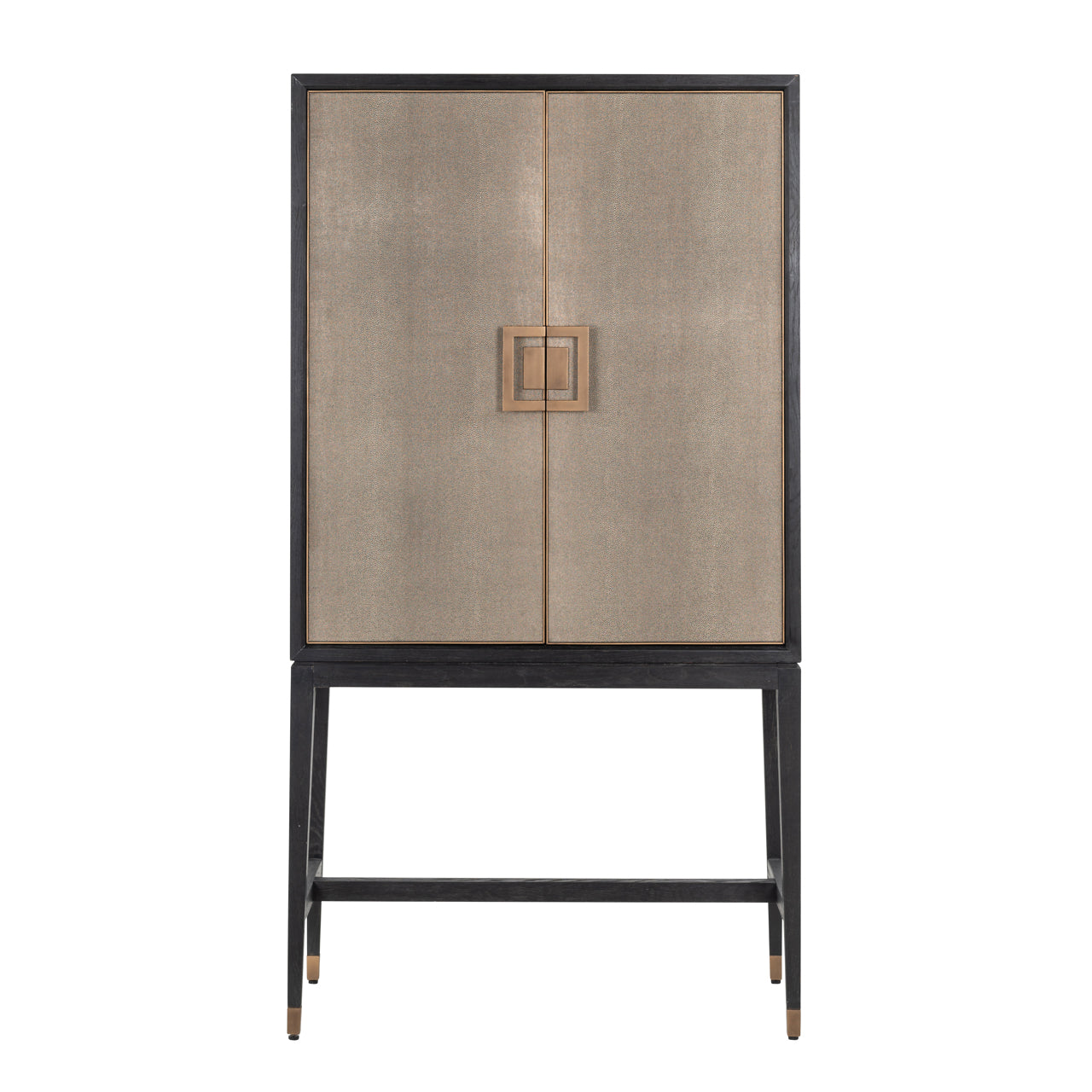 Richmond Interiors Schrank Bloomville brass shagreen Schrank Richmond Interiors