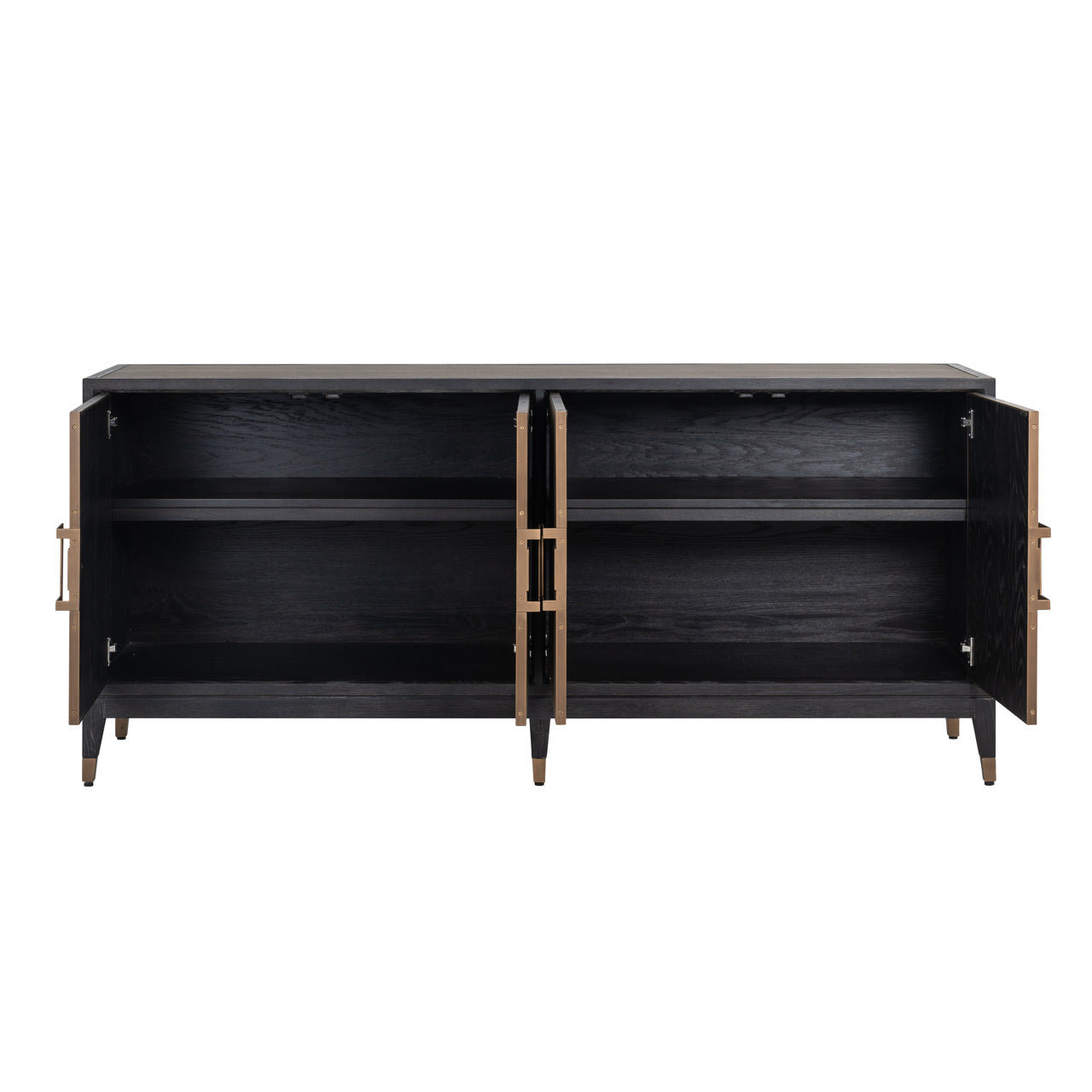 Richmond Interiors Sideboard Bloomville brass shagreen Sideboard Richmond Interiors