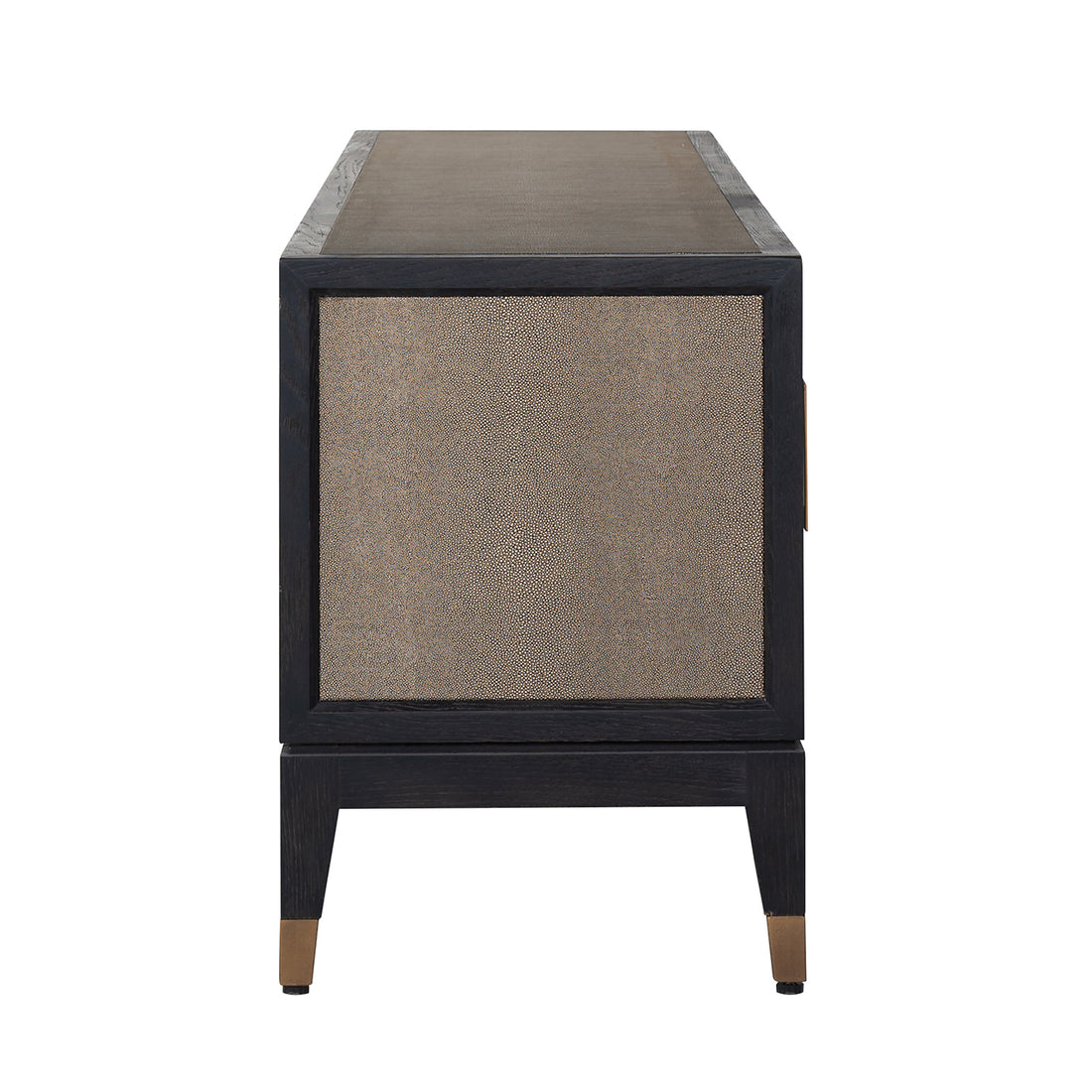 Richmond Interiors TV-Schrank Bloomville brass shagreen