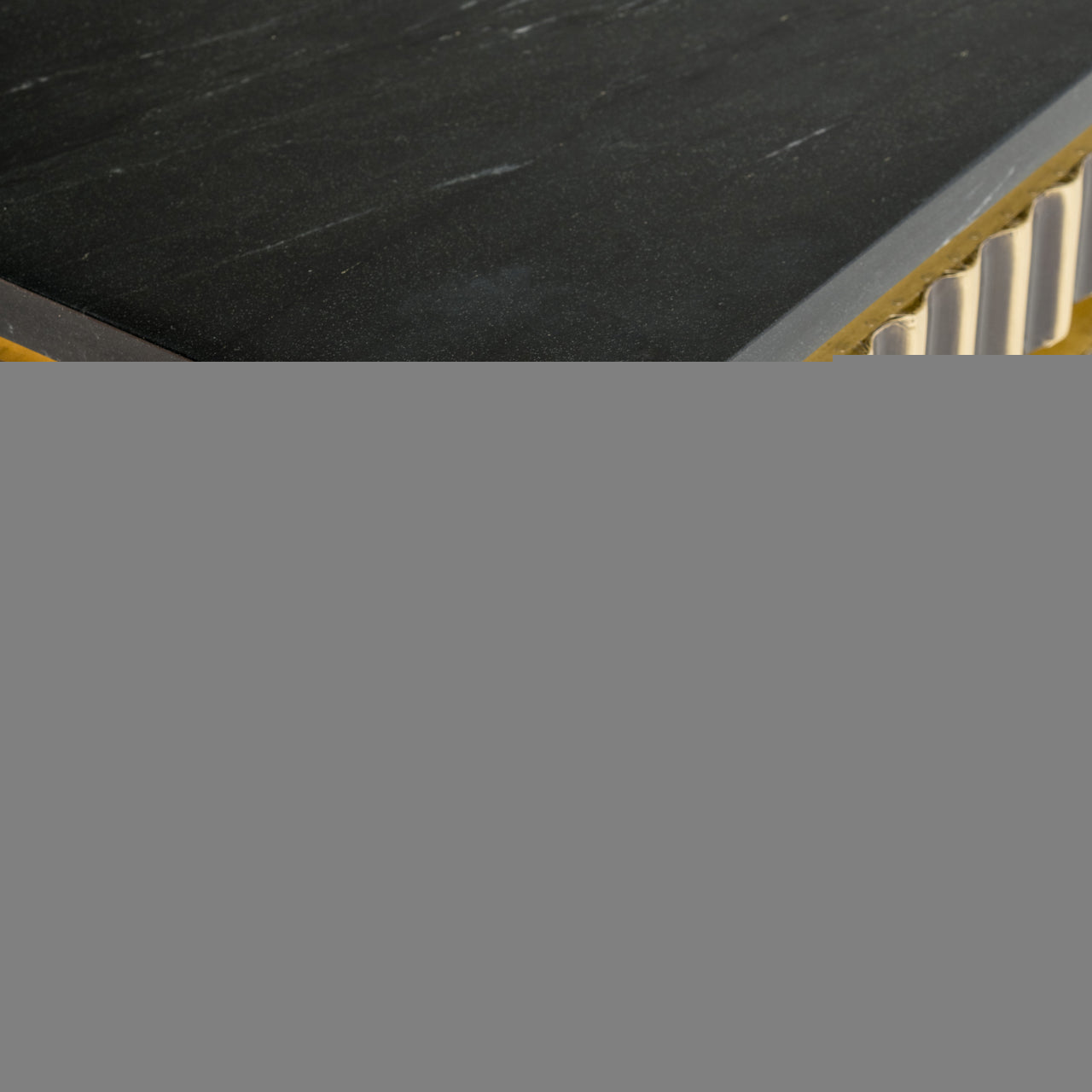 Richmond Interiors Sideboard Les Arcs brushed gold Sideboard Richmond Interiors