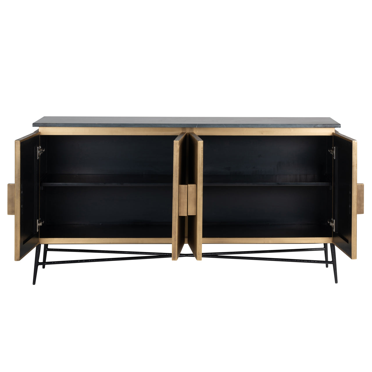 Richmond Interiors Sideboard Ironville gold Sideboard Richmond Interiors