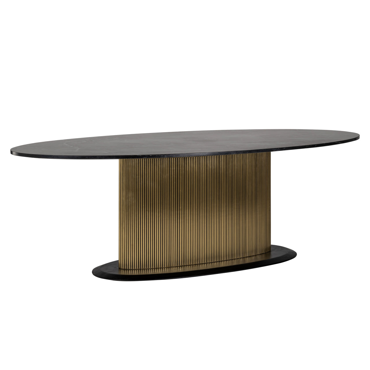 Richmond Interiors Esstisch Ironville gold oval 235 Esstisch Richmond Interiors